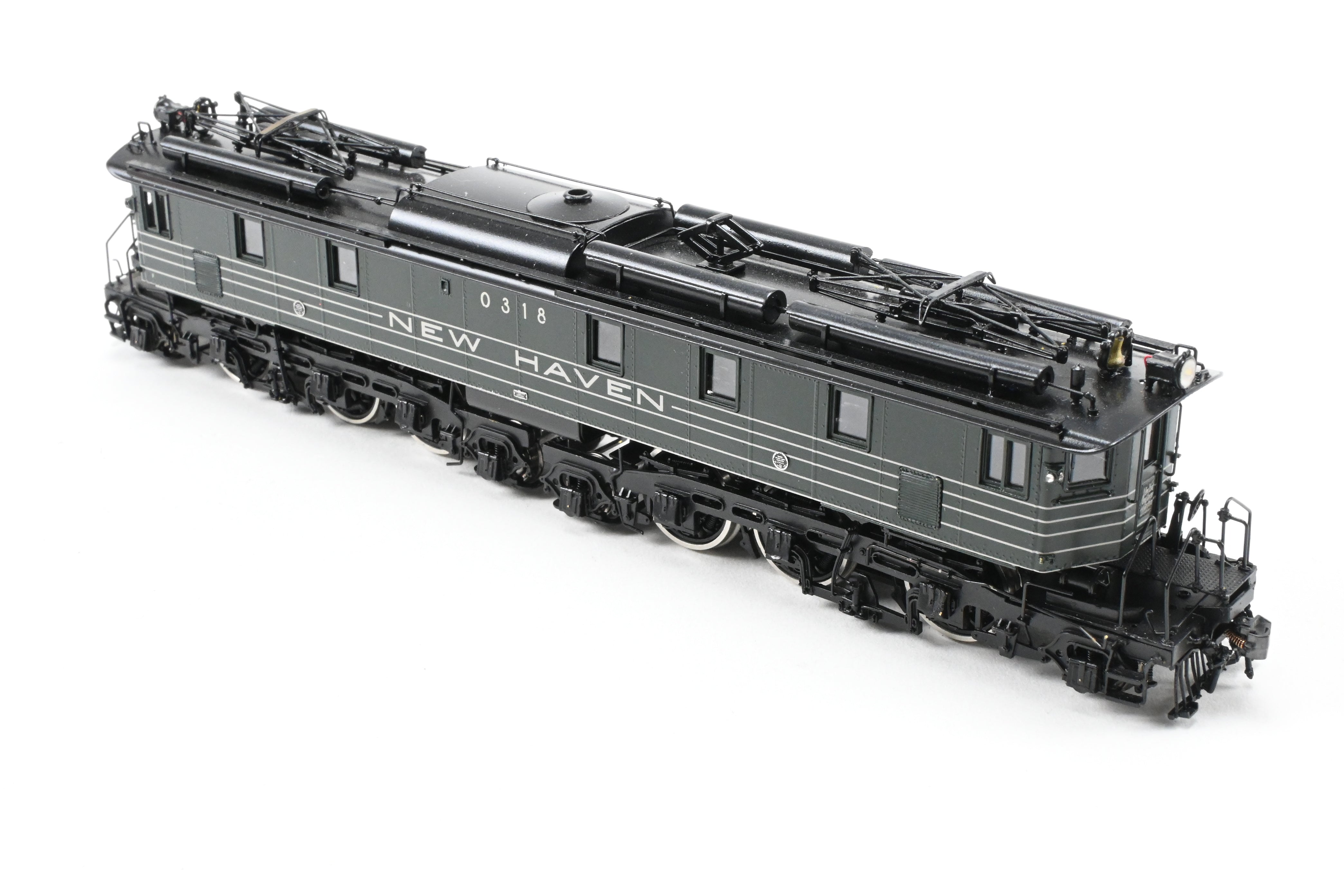 HO Brass CON Railworks NH New Haven EP - 2 Box Cab Electric FP 0318 w/ Tsunami2 DCC & Sound, Minor Damage