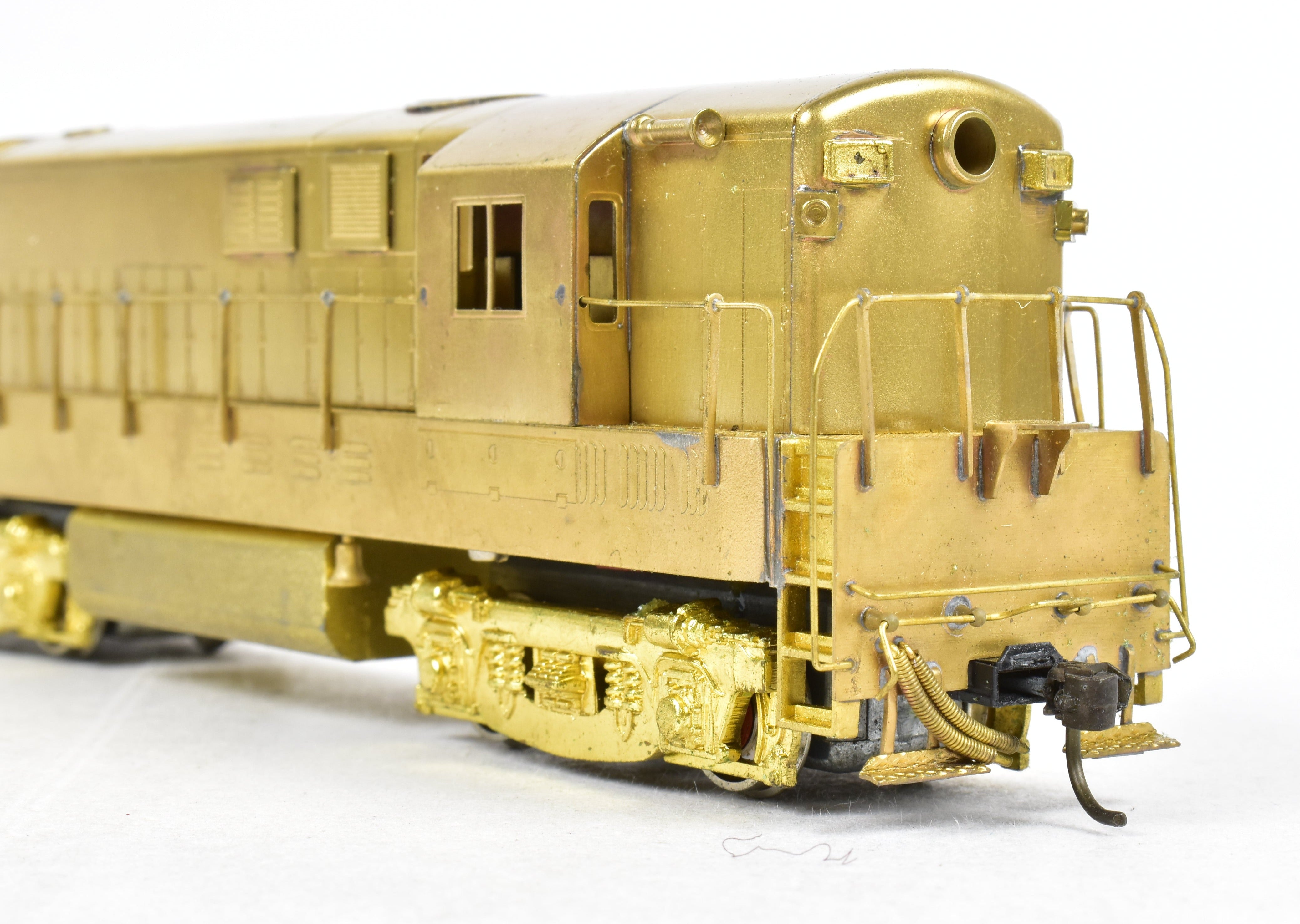 1970s HO Brass Red Ball Baby Trainmaster H-16-44 Model by Fairbanks Morse