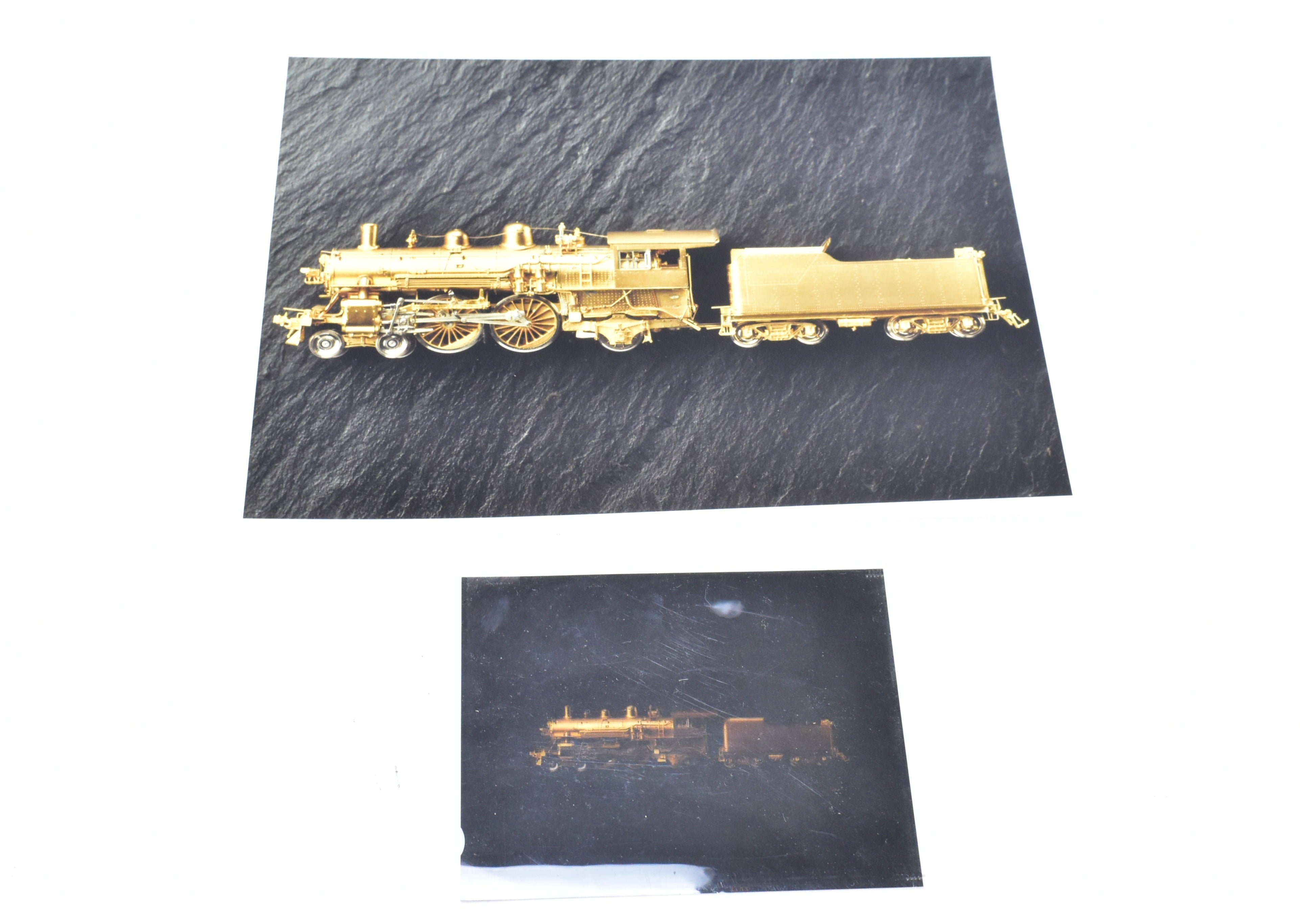 HO Scale Brass Model Train - Overland Models Chicago & North Western D 4-4-2 Atlantic Steam Locomotive
