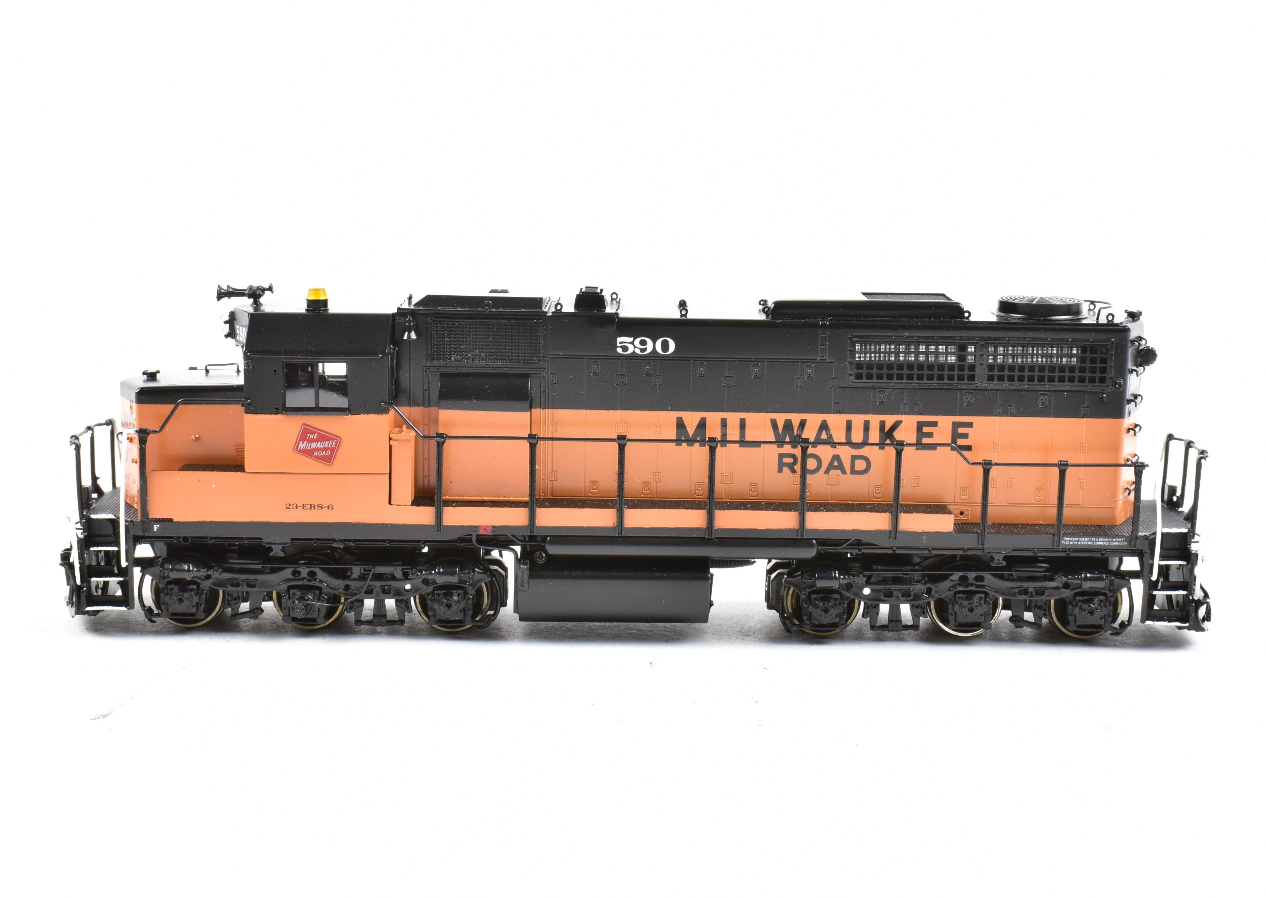 HO Scale Brass Locomotive - Overland Models, Inc. MILW - Milwaukee Road EMD SDL39 Factory Painted and Numbered 590
