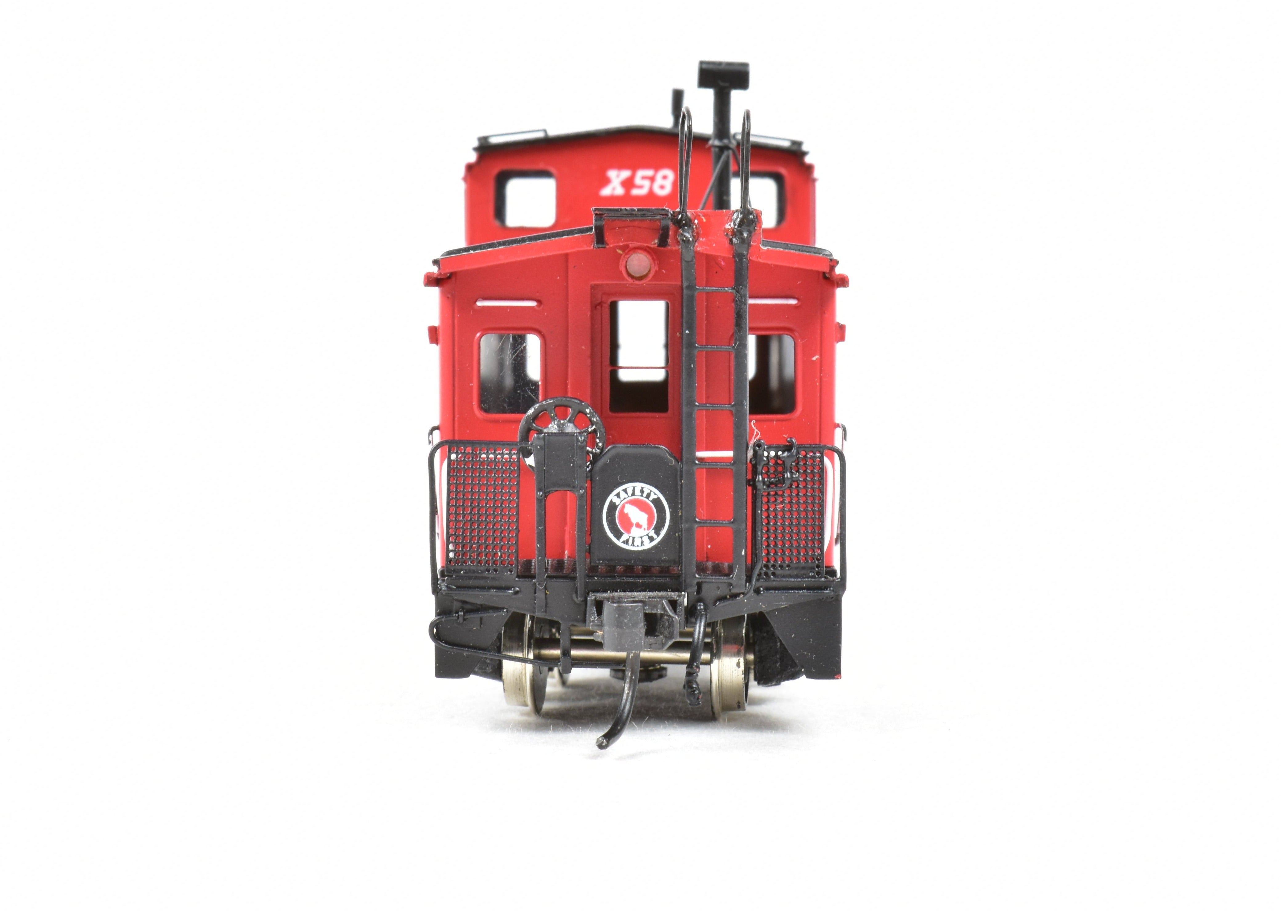 HO Scale Brass Model of the Oriental Limited Great Northern CON X Caboose X41 - 95 Class FP for Model Train Enthusiasts