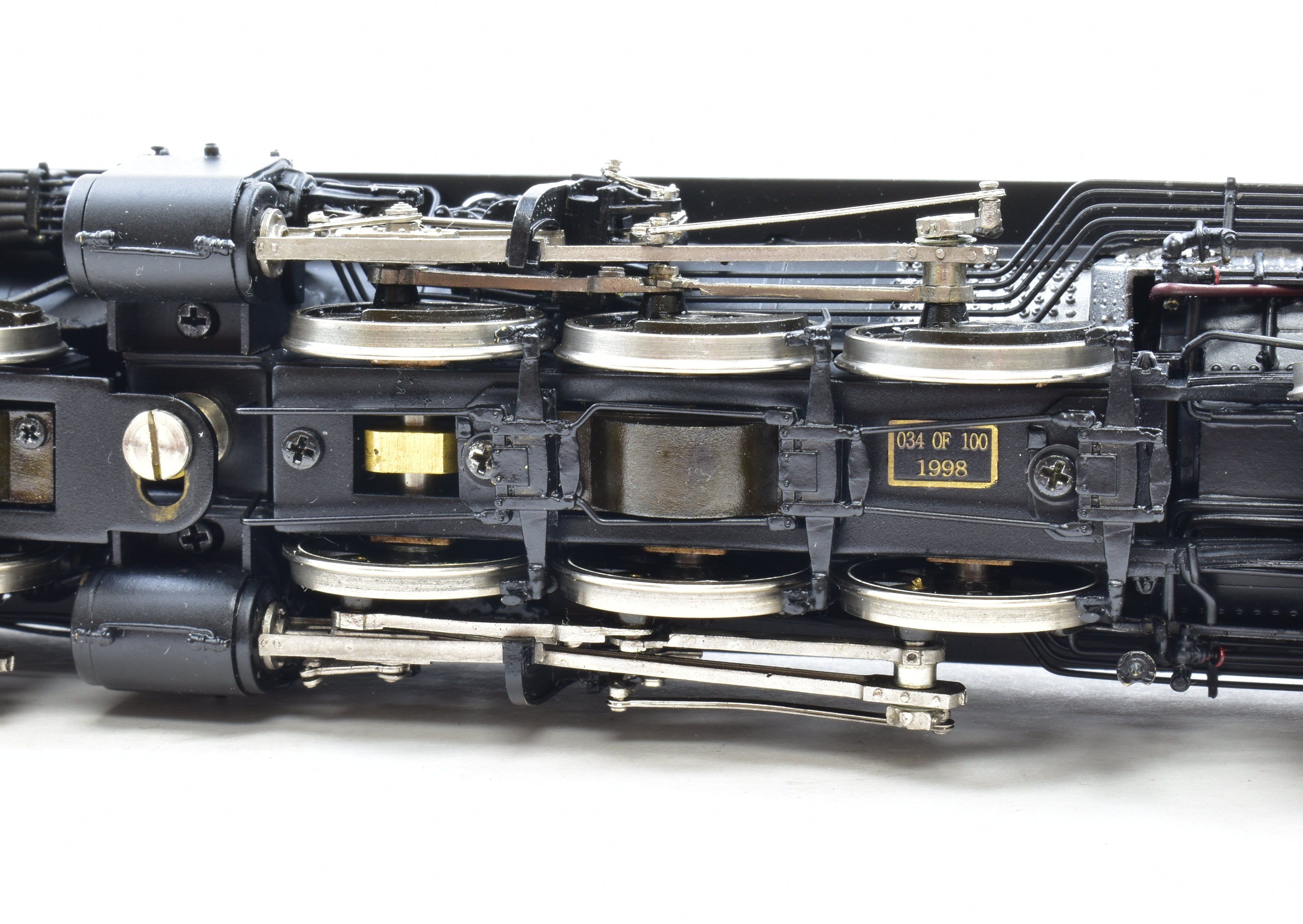 HO Scale Brass Key Imports Southern Pacific AM - 2 4 - 6 - 6 - 2 Cab Forward #3907 Post - War Model