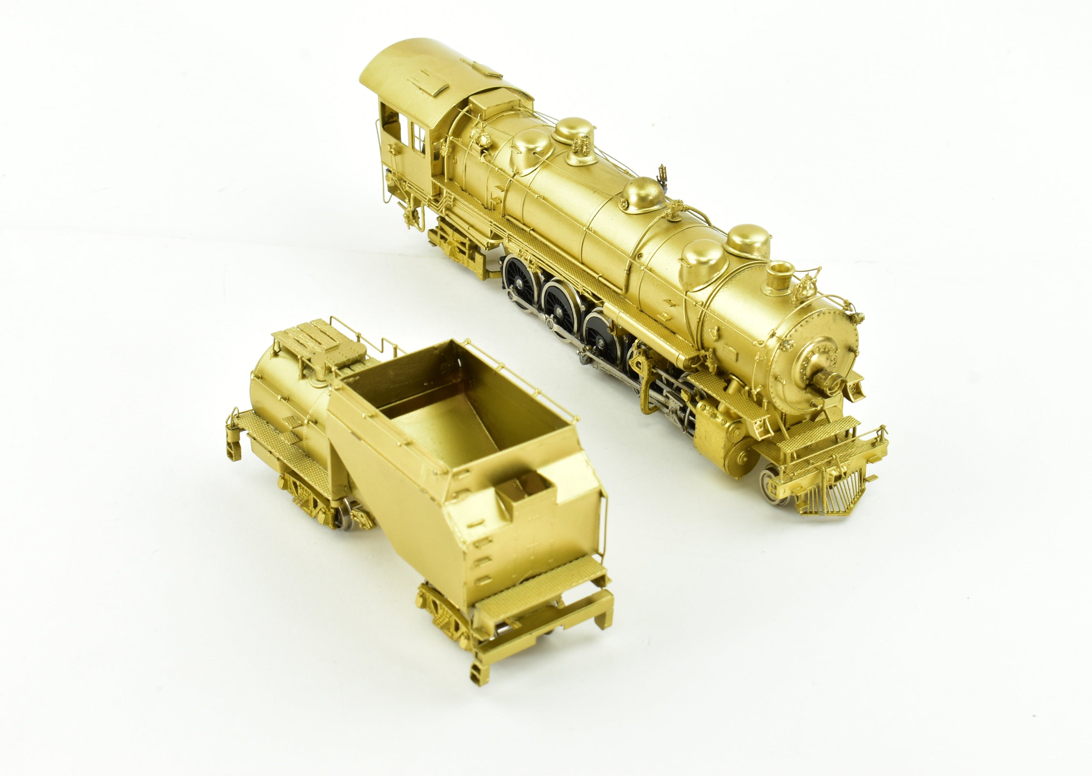 HO Scale Brass ALCO Model Erie Railroad R - 1 2 - 10 - 0 Santa Fe Steam Locomotive Model