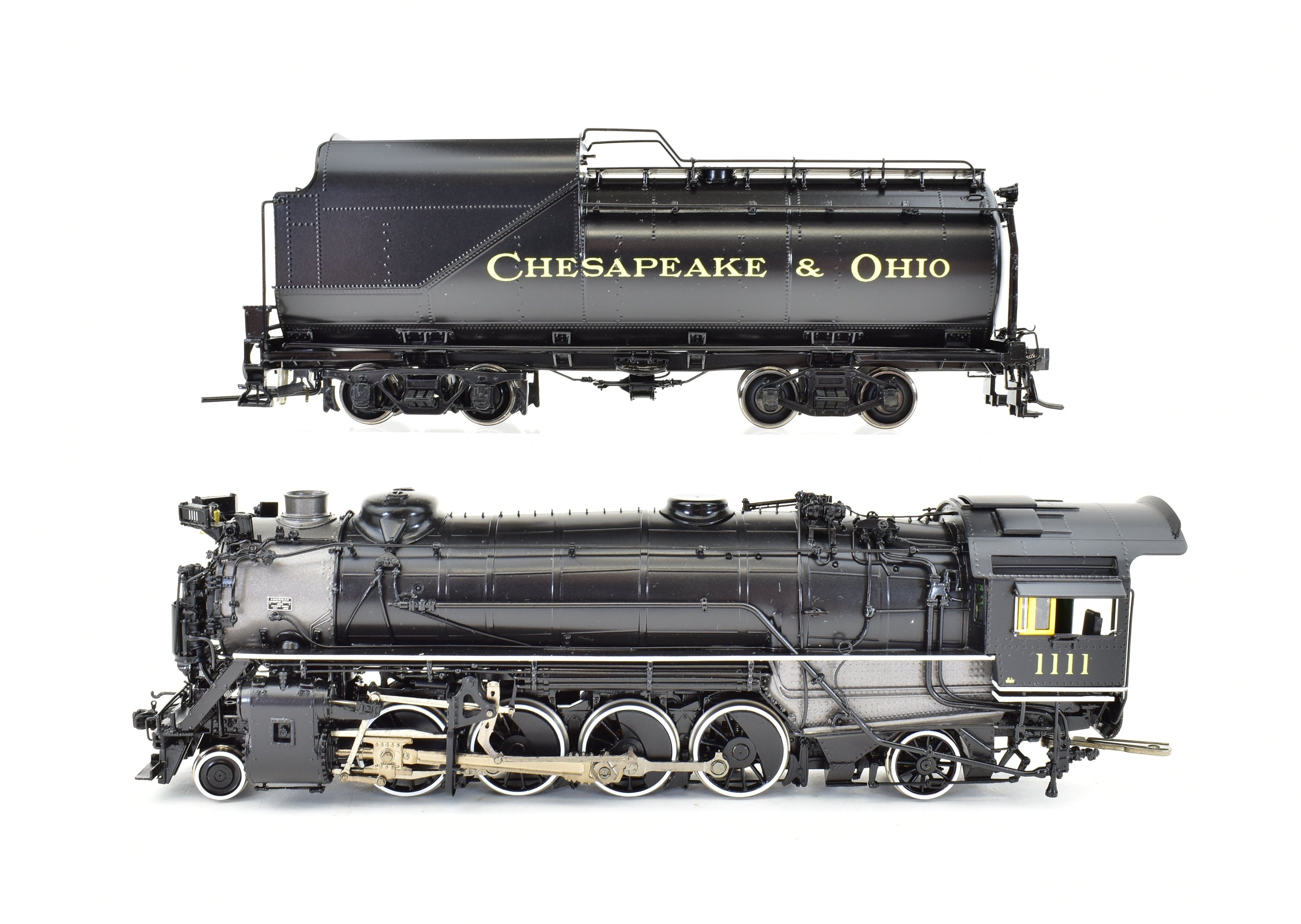 HO Scale Brass C&O Chesapeake & Ohio K1 2-8-2 Division Point #1111 Factory Painted