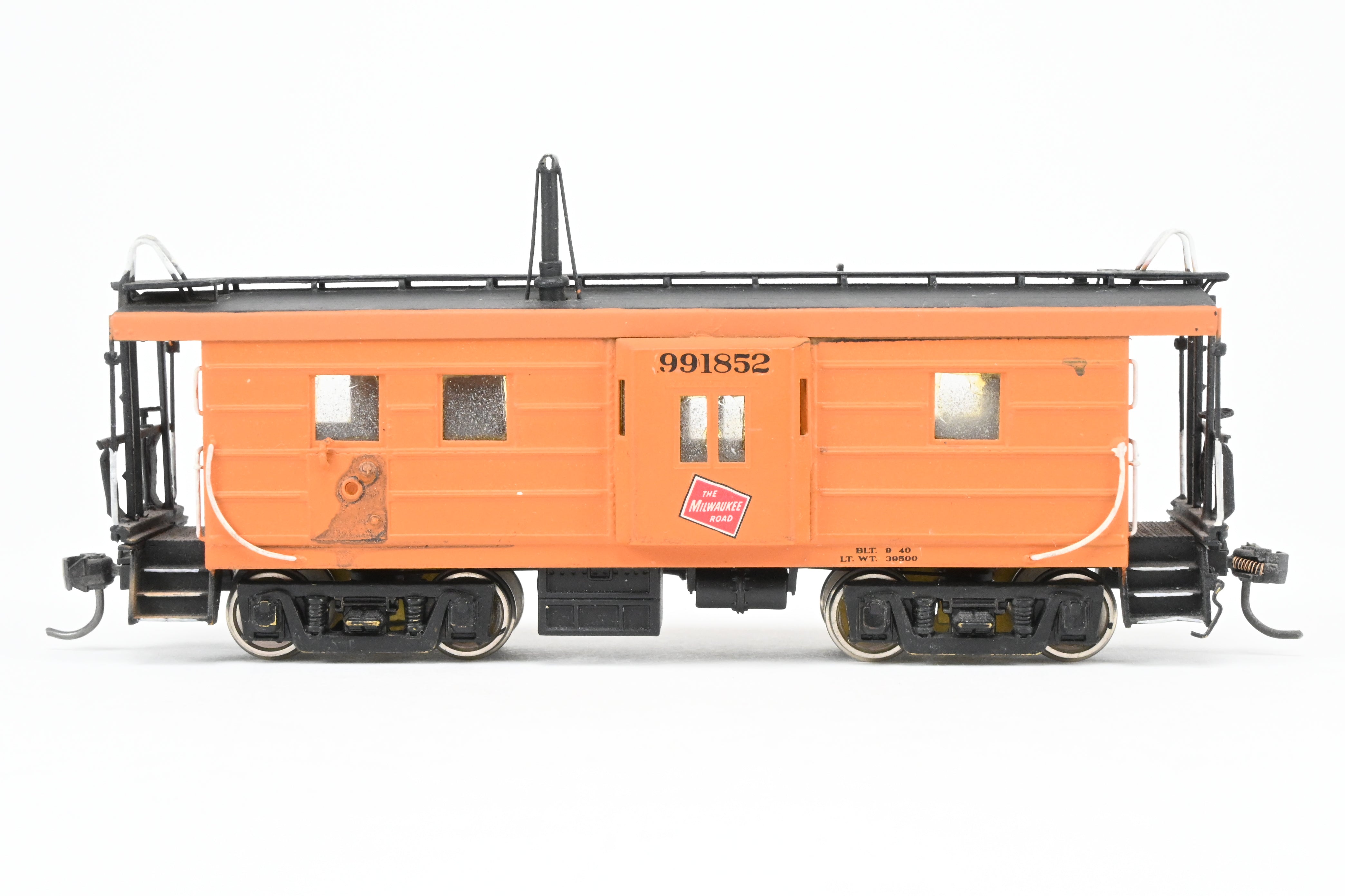 HO Brass OMI MILW Milwaukee Road Bay Window Caboose CP No. 991852, 1984 Run