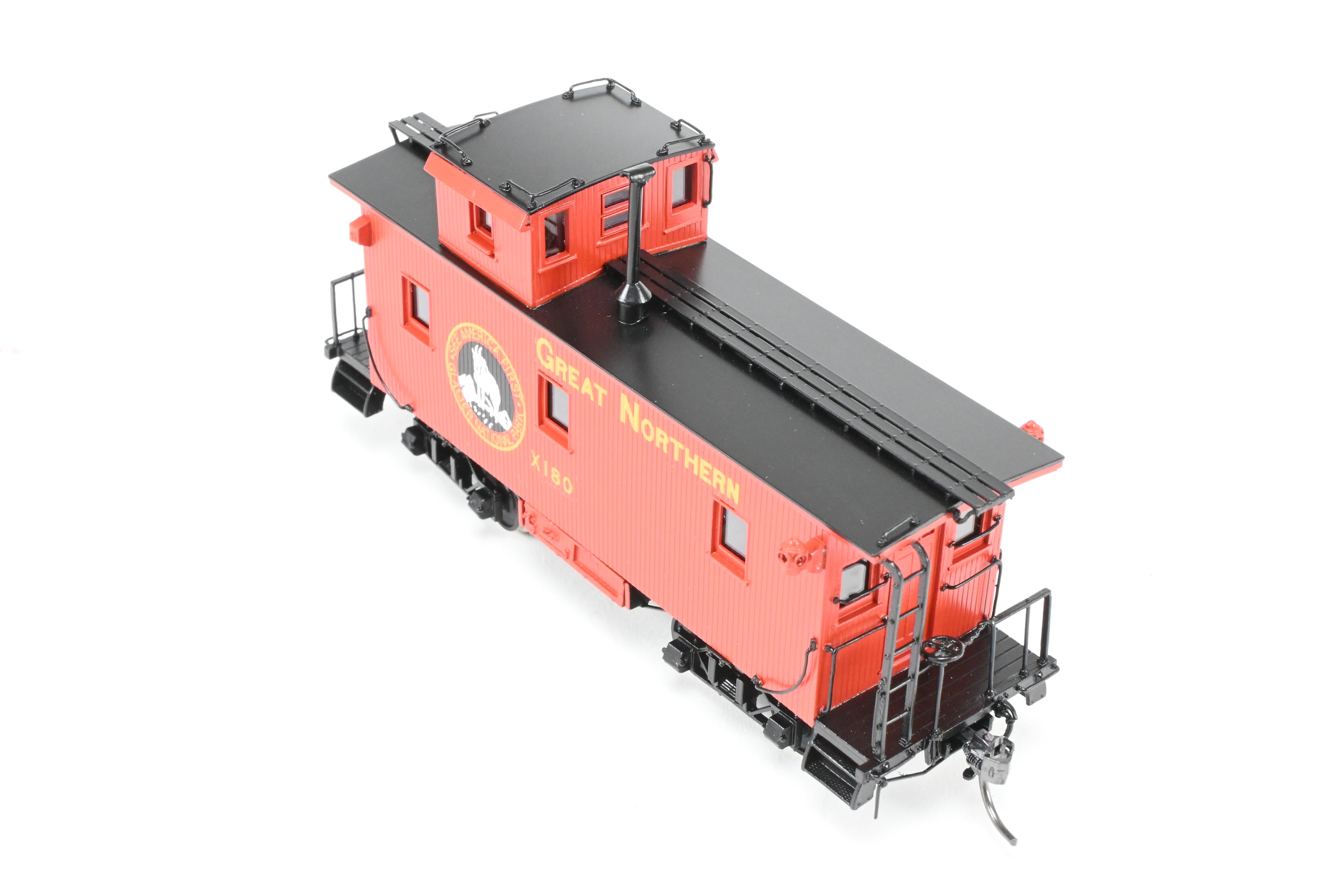 2014 HO Brass North Bank Line 25' Truss Rod Caboose GN X180