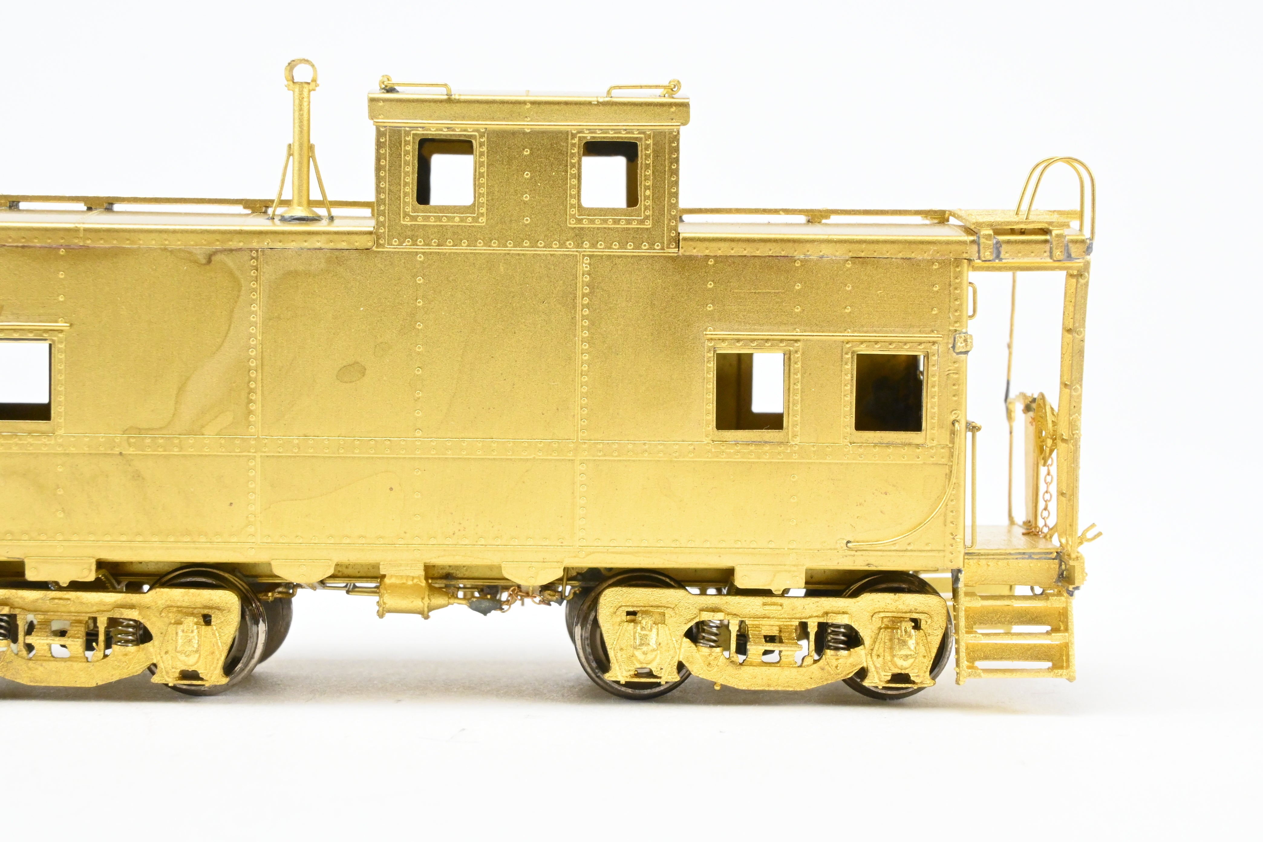 HO Scale Brass OMI - Overland Models, Inc. Model Railroad Erie Railroad Offset Cupola Caboose Nos. C - 110 - 169 Riveted Design with Belt Rail from the 1951 Era