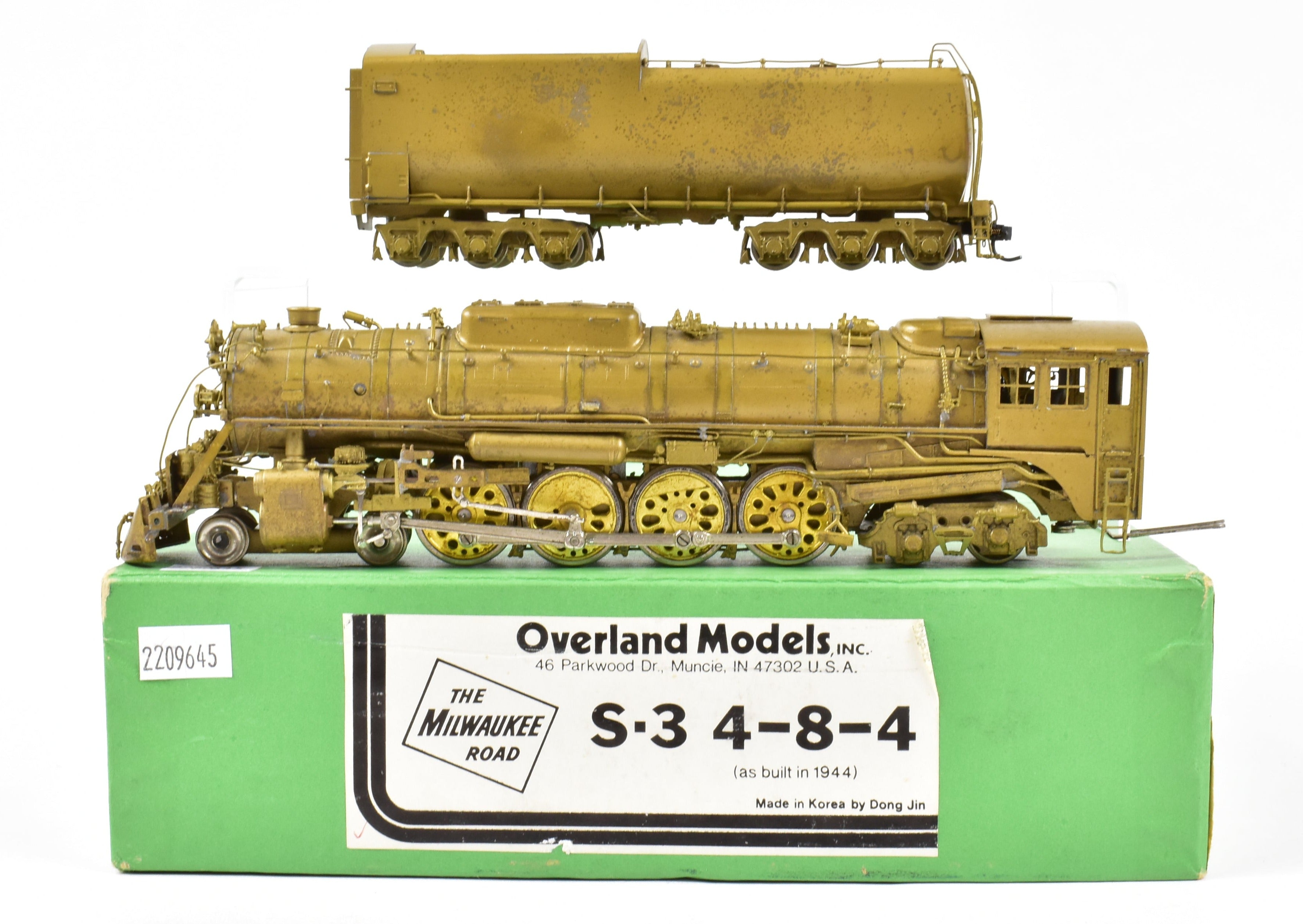 HO Brass OMI MILW Milwaukee Road S-3 4-8-4 Model Delivered in 1944