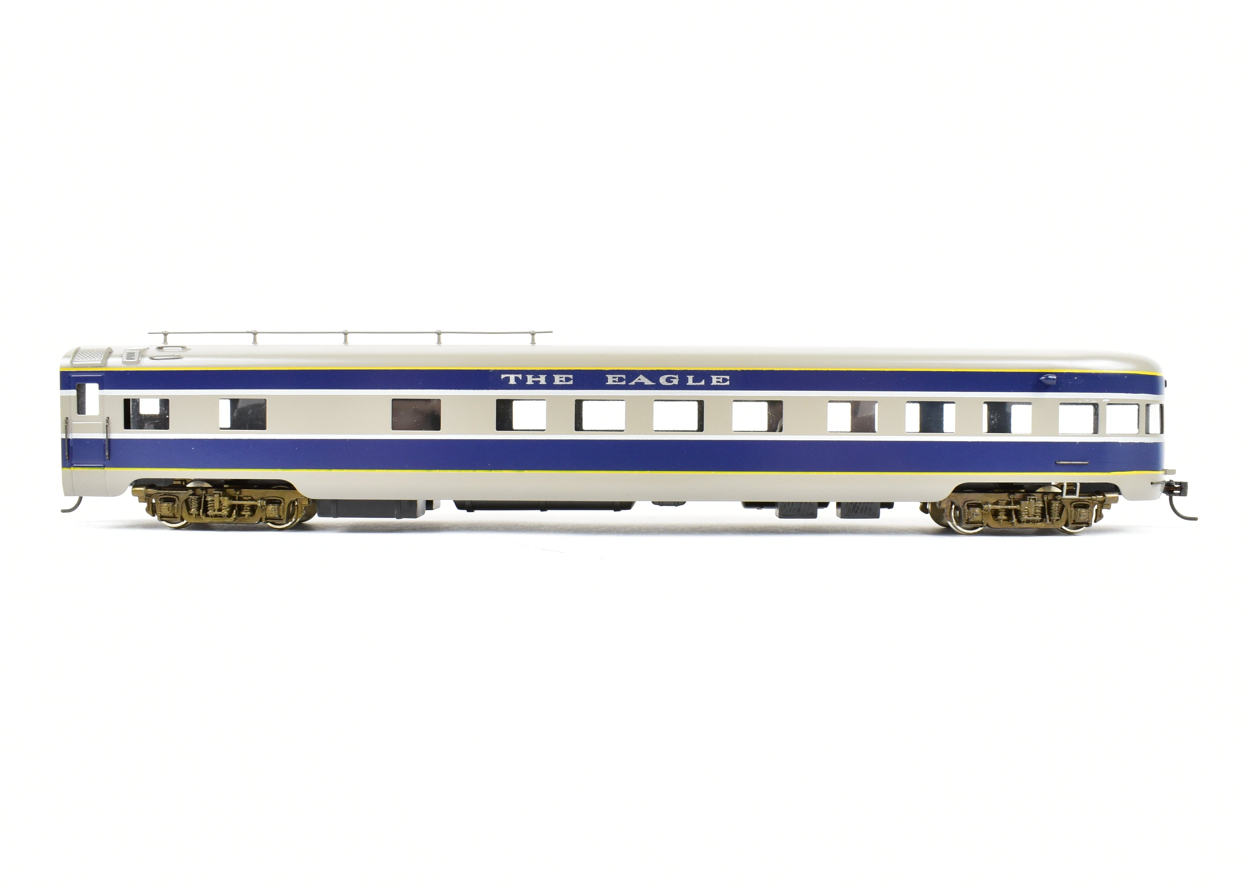 HO Scale Model Train - Brass Balboa Missouri Pacific The Eagle Observation Car FP - A Collectible Model Built in 1968 by Katsumi in Japan