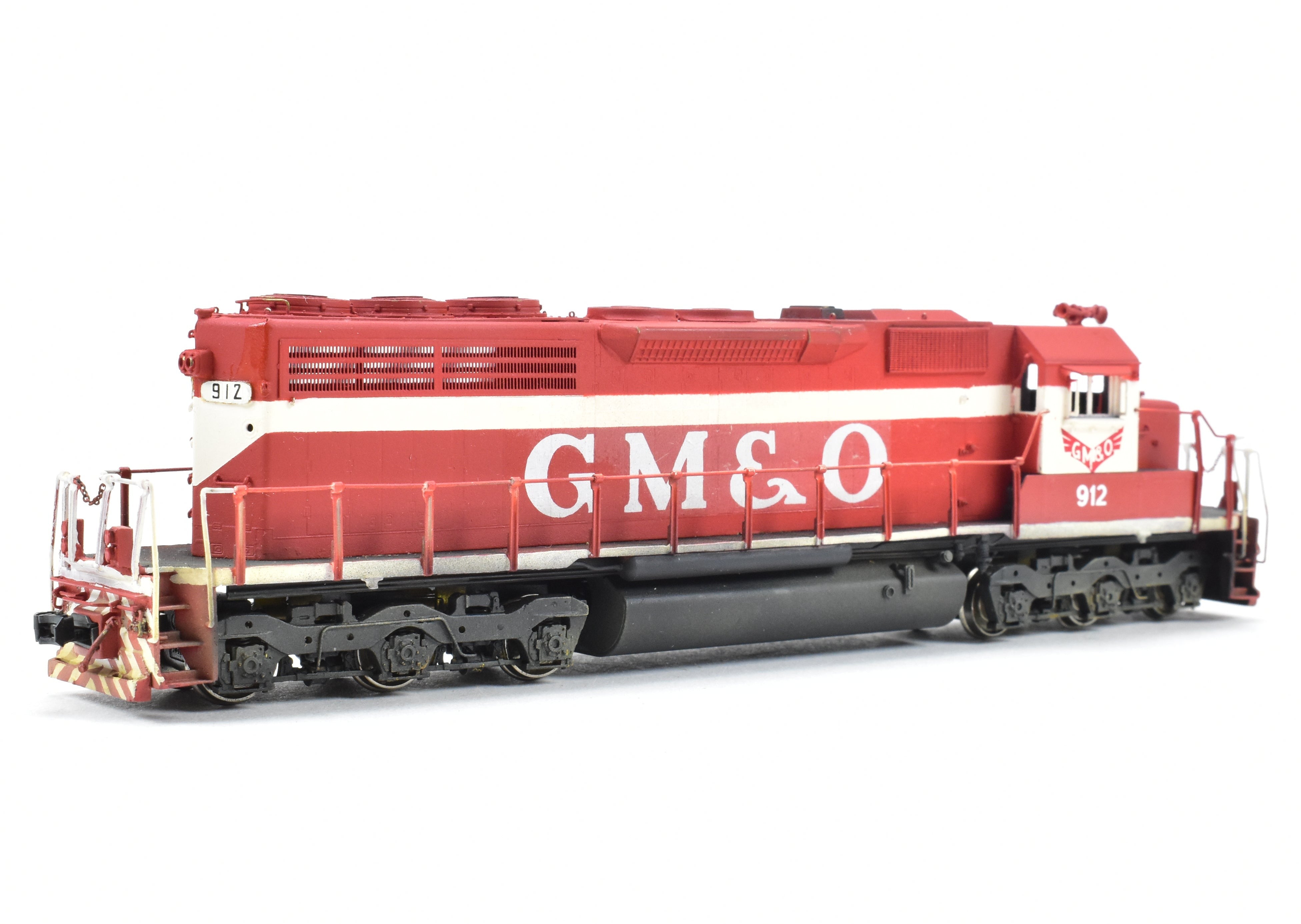 HO Scale Brass GM&O EMD SD40 C/P No. 912 by Overland Models w/ Light Weathering