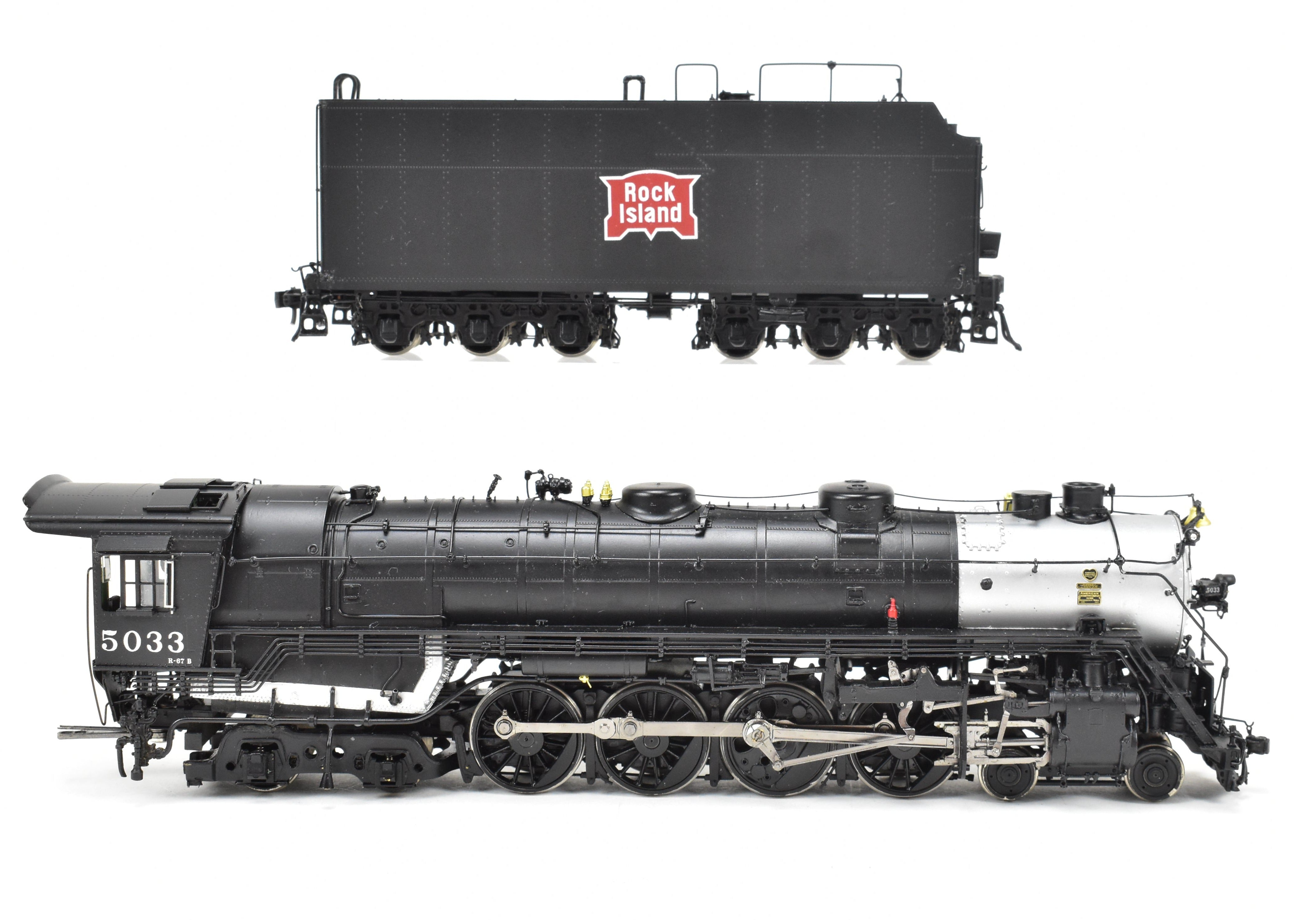 HO Scale Brass DVP Rock Island R-67 4-8-4 FP #5033 Oil Tender Model