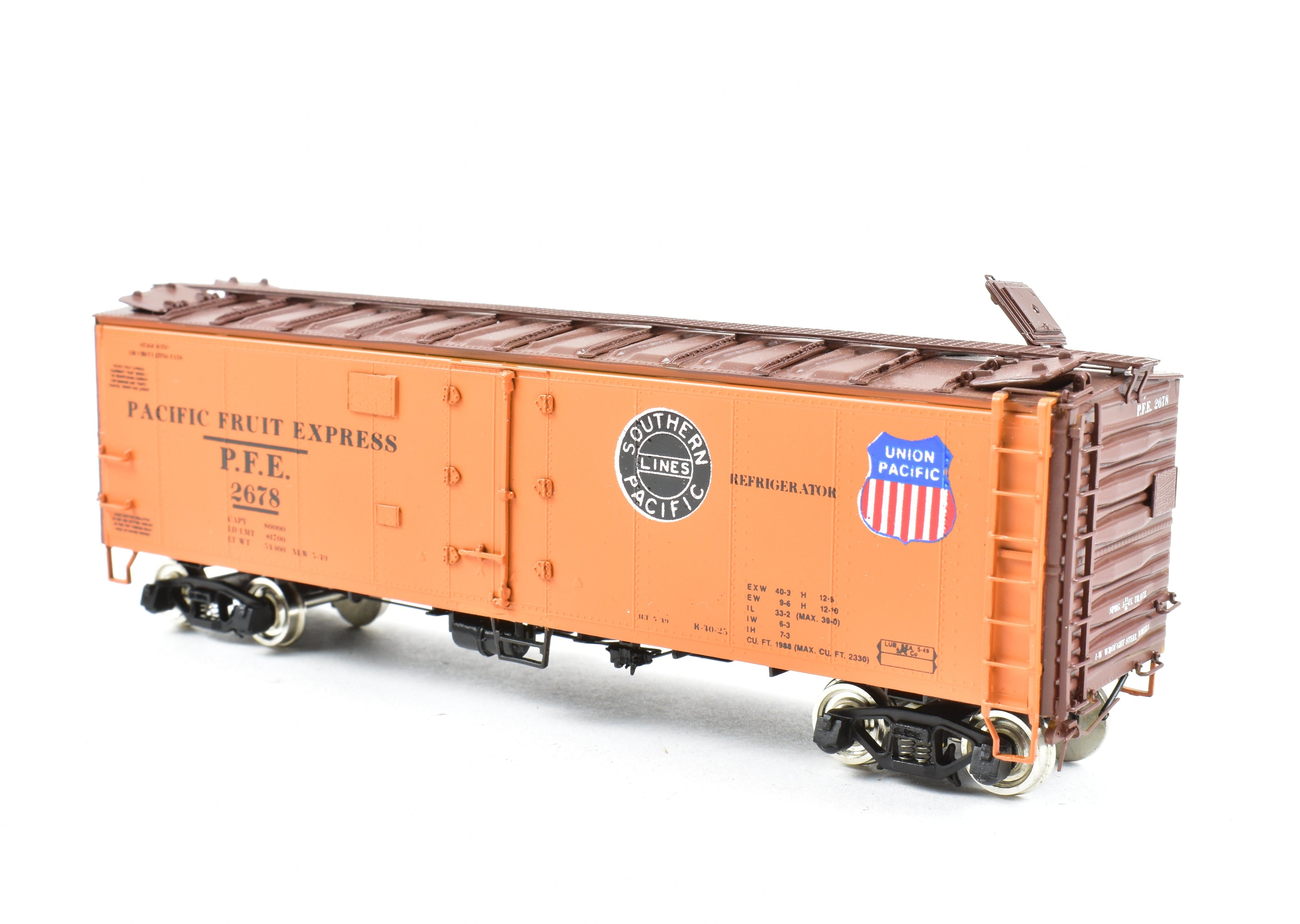 HO Scale Brass CIL Challenger Imports PFE R-40-26 Refrigerator Car #2678
