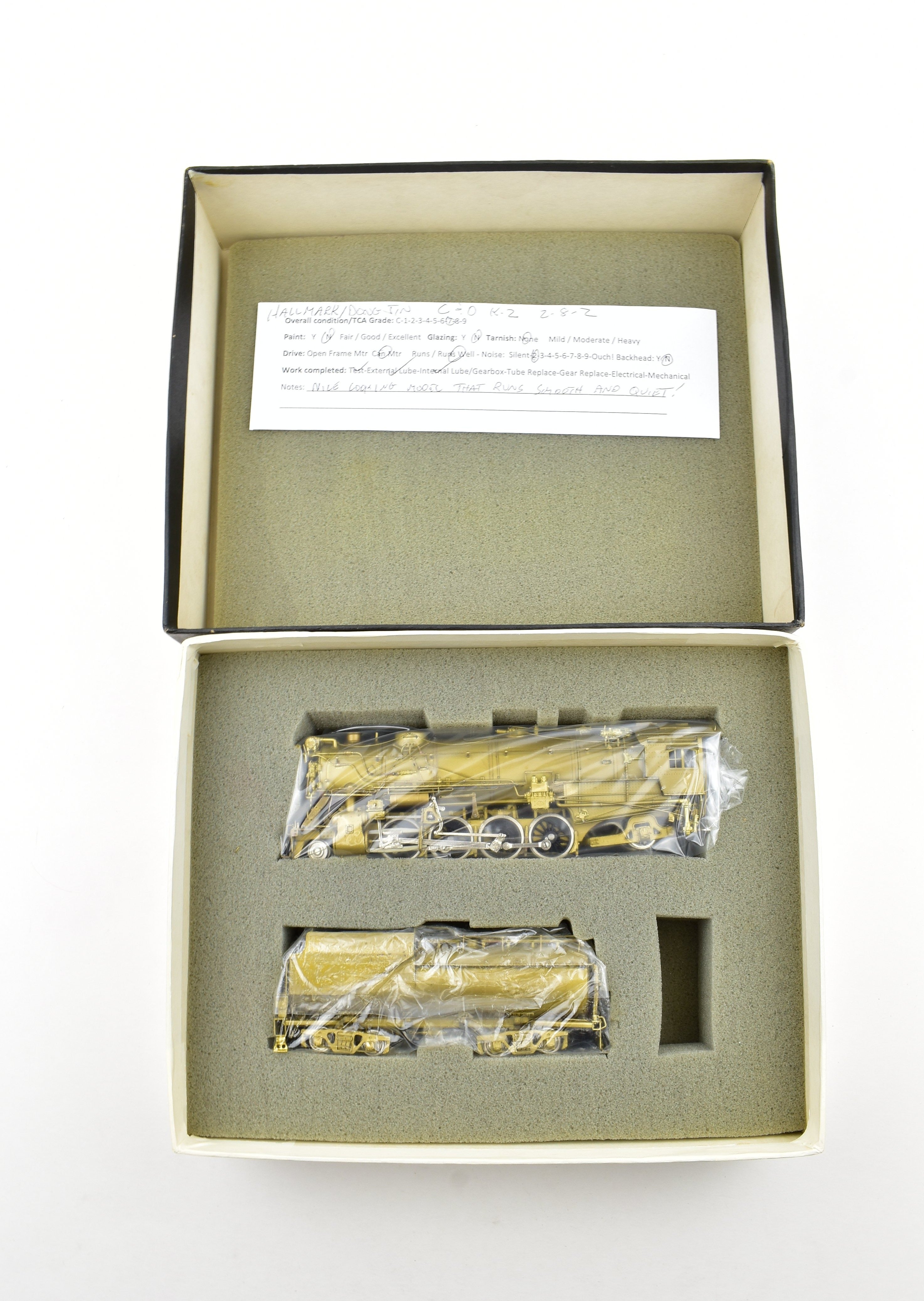 HO Scale Brass Hallmark C&O Chesapeake & Ohio Class K-2 2-8-2 Model