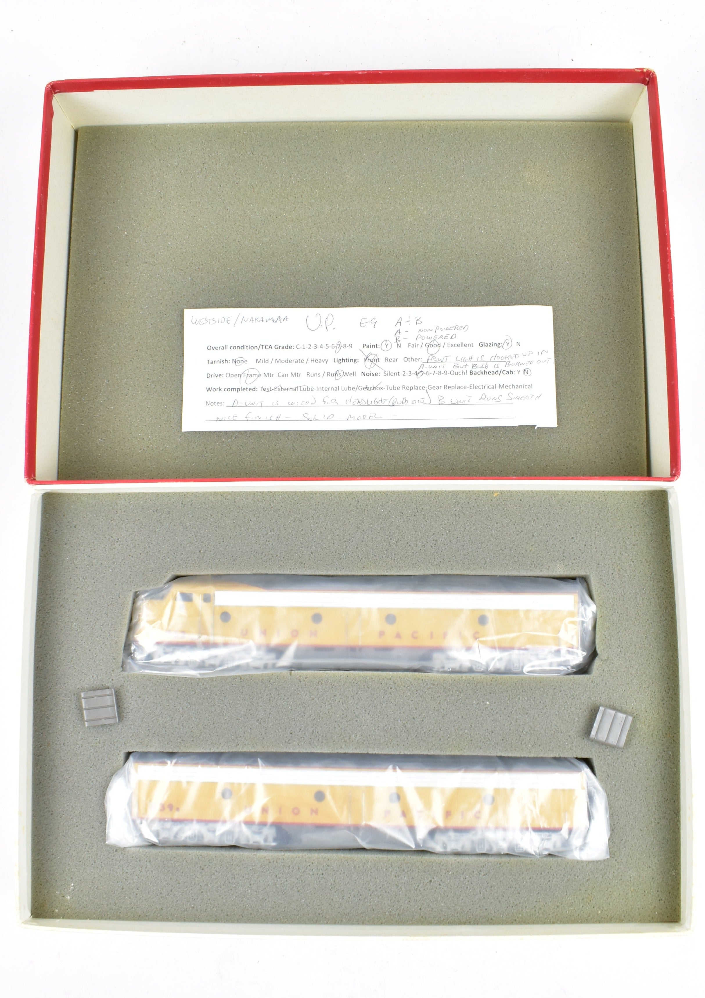 HO Scale Brass UP - Union Pacific E9 A/B Set Professionally Painted & Detailed