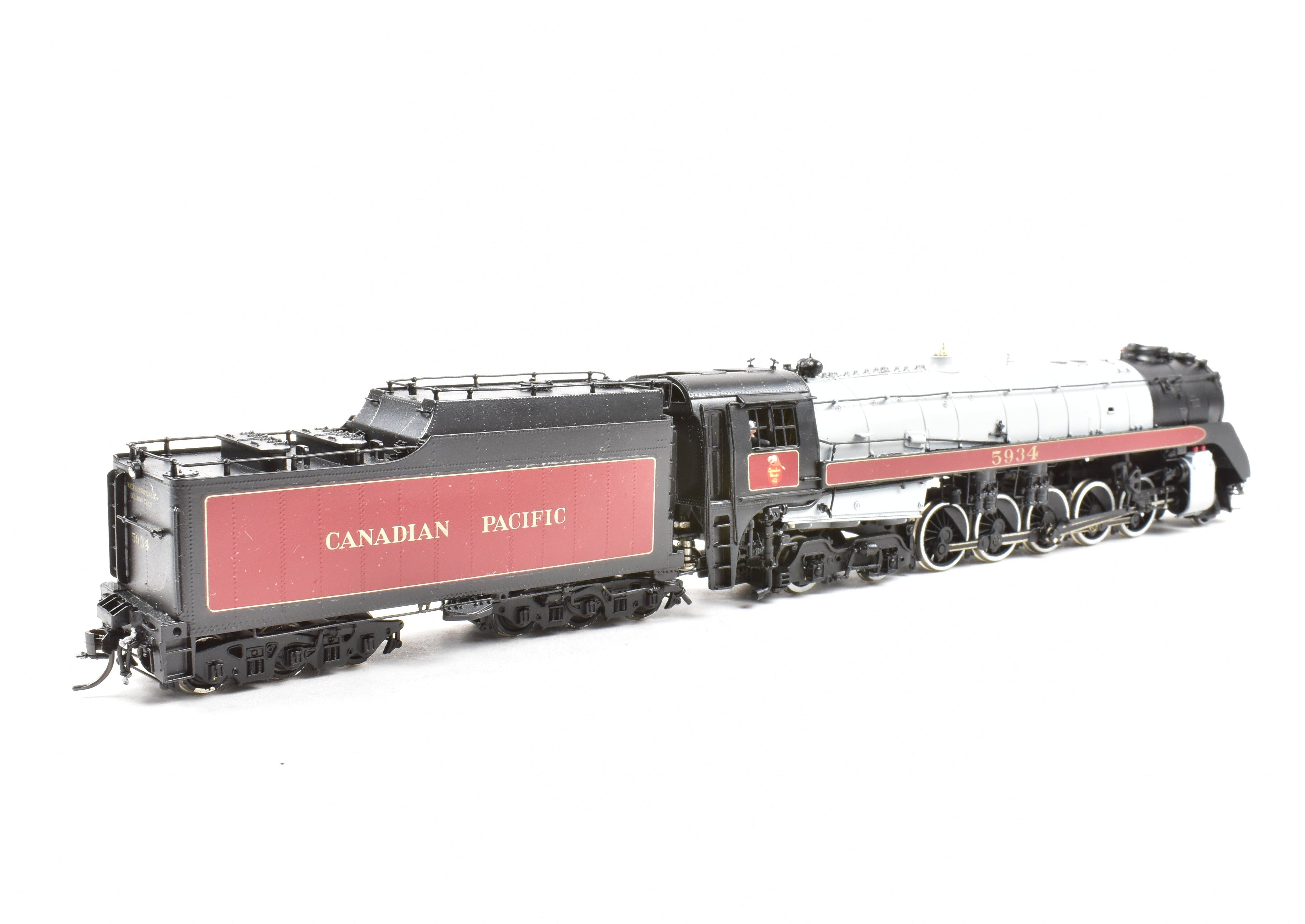 HO Scale Brass Van Hobbies CPR Canadian Pacific Railway T-1c 2-10-4 Selkirk Custom Painted Model