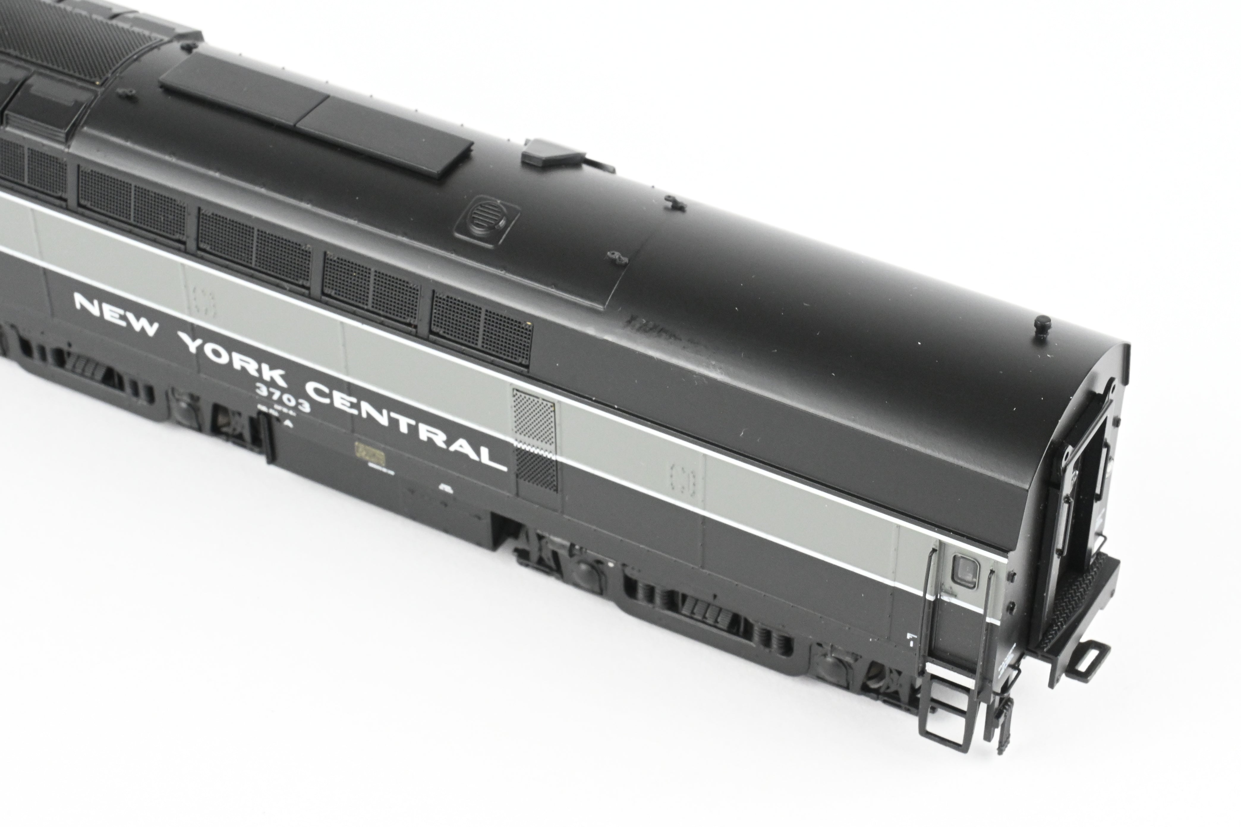 HO Scale Model Train - Broadway Limited Imports New York Central Baldwin RF - 16B Unit with Paragon 3 DCC and Sound, Factory - Painted Lighting Stripes, FP No. 3703