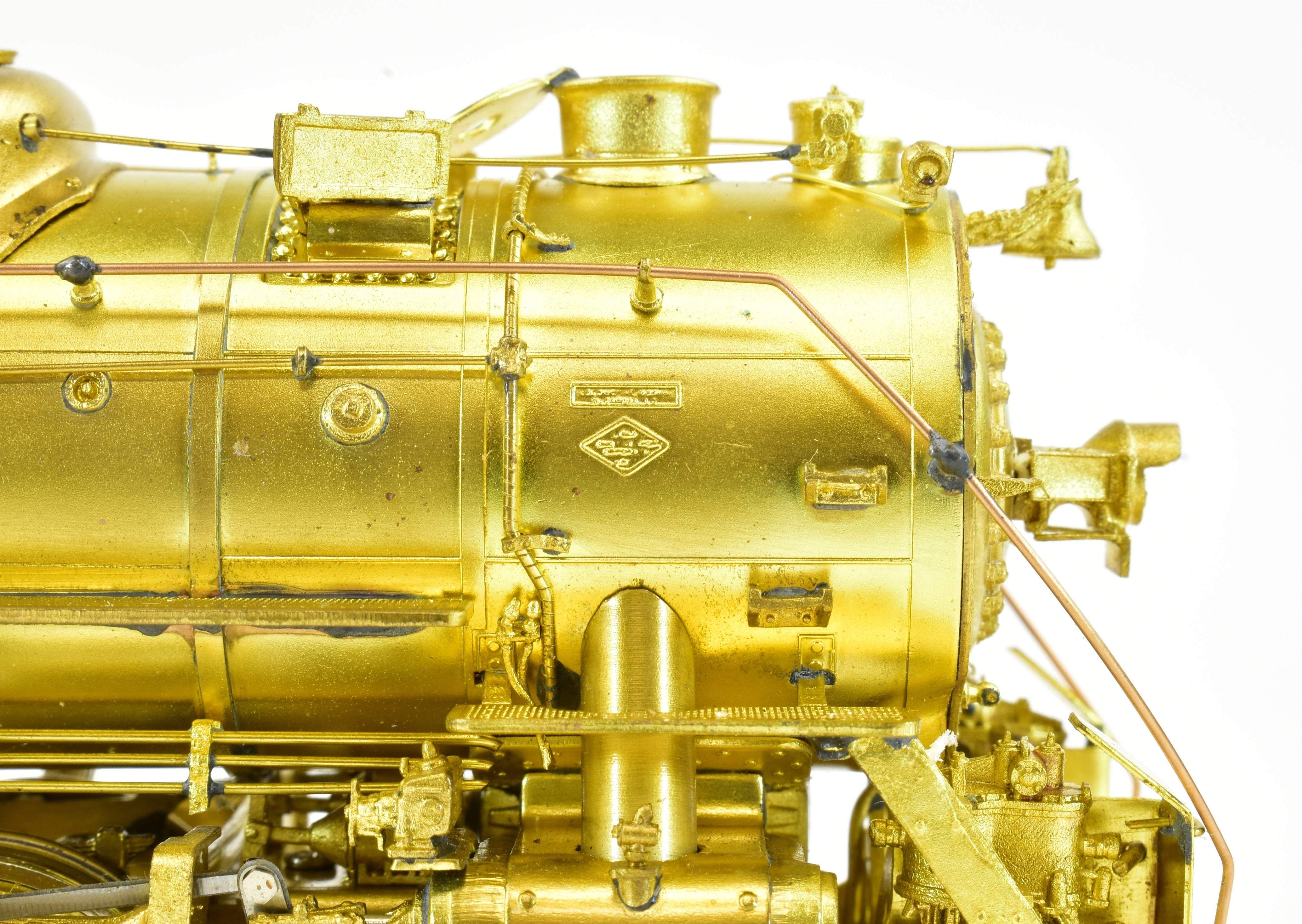 HO Scale Brass Model Train - Overland Models, Inc. Missouri Pacific 2100 4-8-4 Steam Locomotive by Ajin Precision
