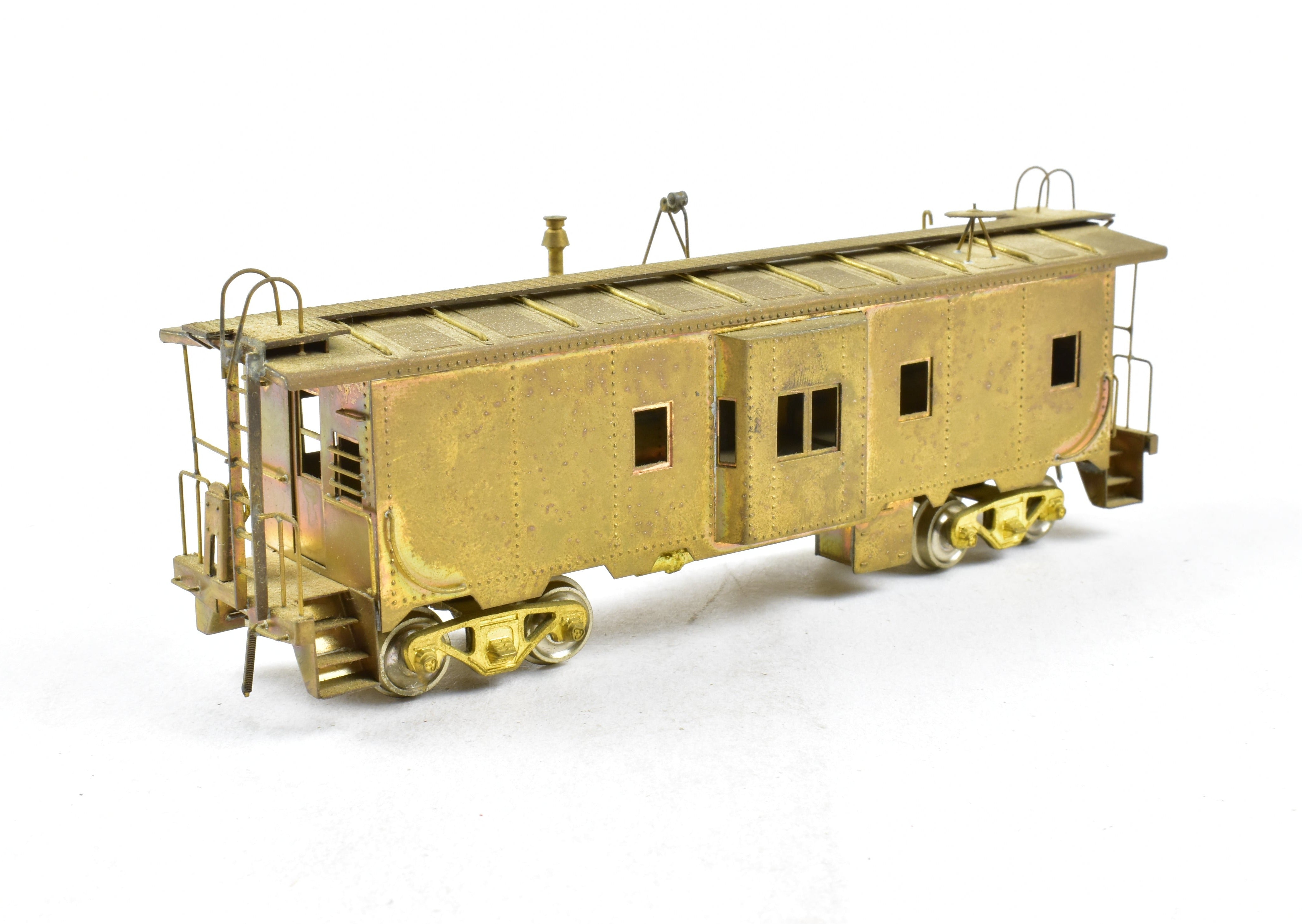 HO Scale Brass Balboa Southern Pacific Bay Window Caboose Model Train