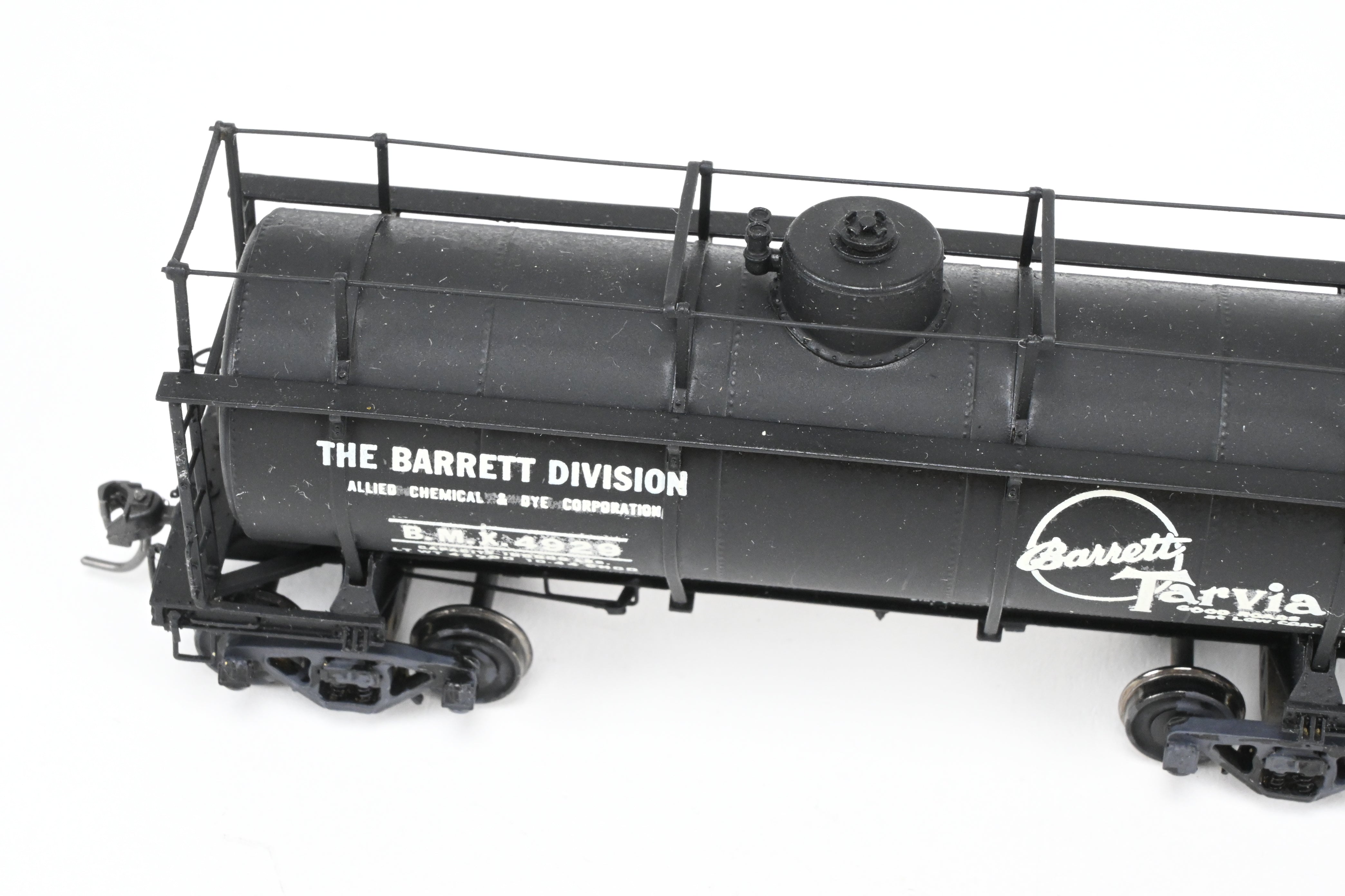 HO Brass NWSL - Northwest Short Line Logging Tank Car Custom-Painted for Barrett Tarvia