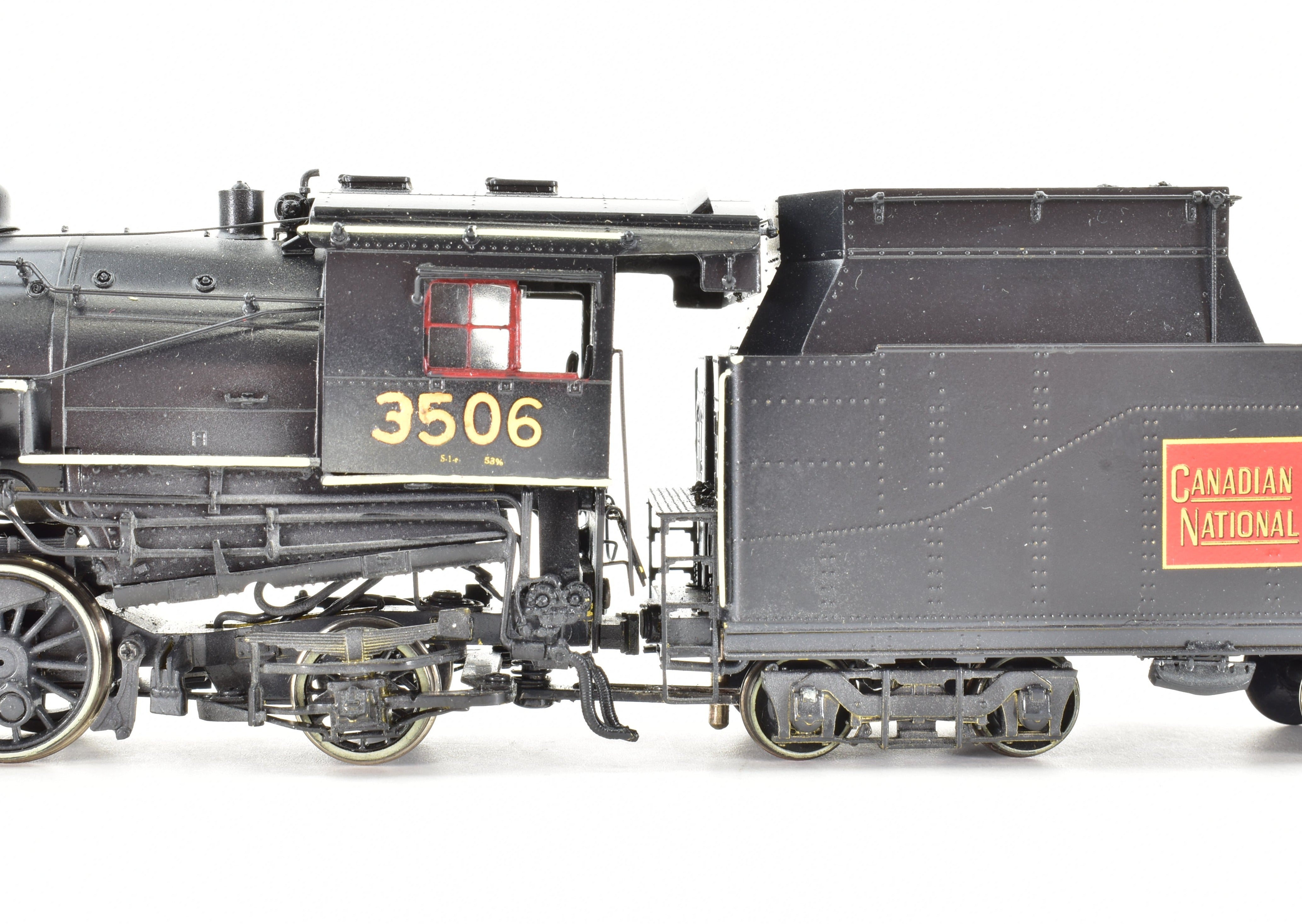 HO Scale Brass OMI Overland Models CNR S-1g 2-8-2 #3506 Pro-Painted Train Model