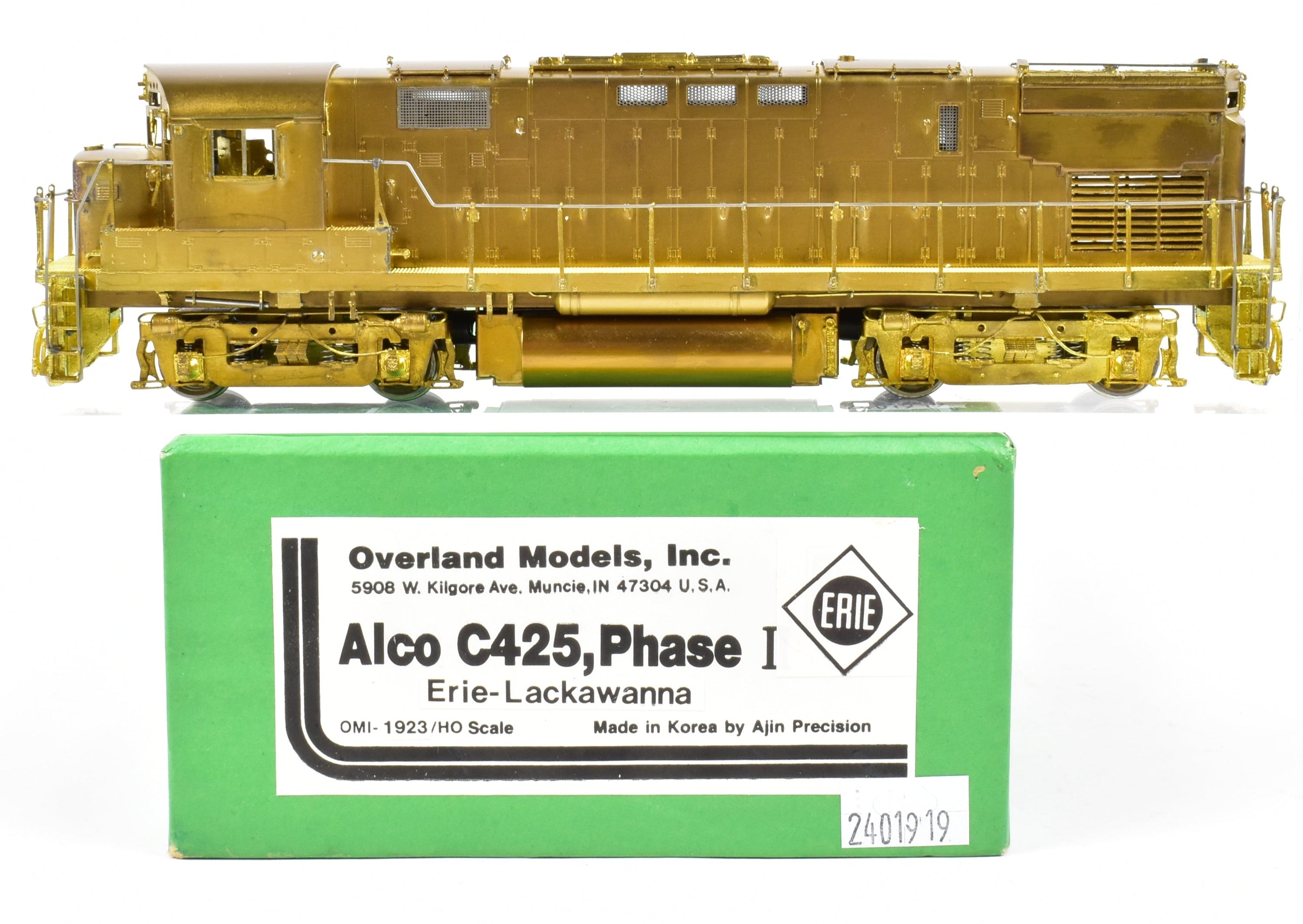 HO Scale Brass EL - Erie Lackawanna ALCO C425 Phase I by Overland Models Inc