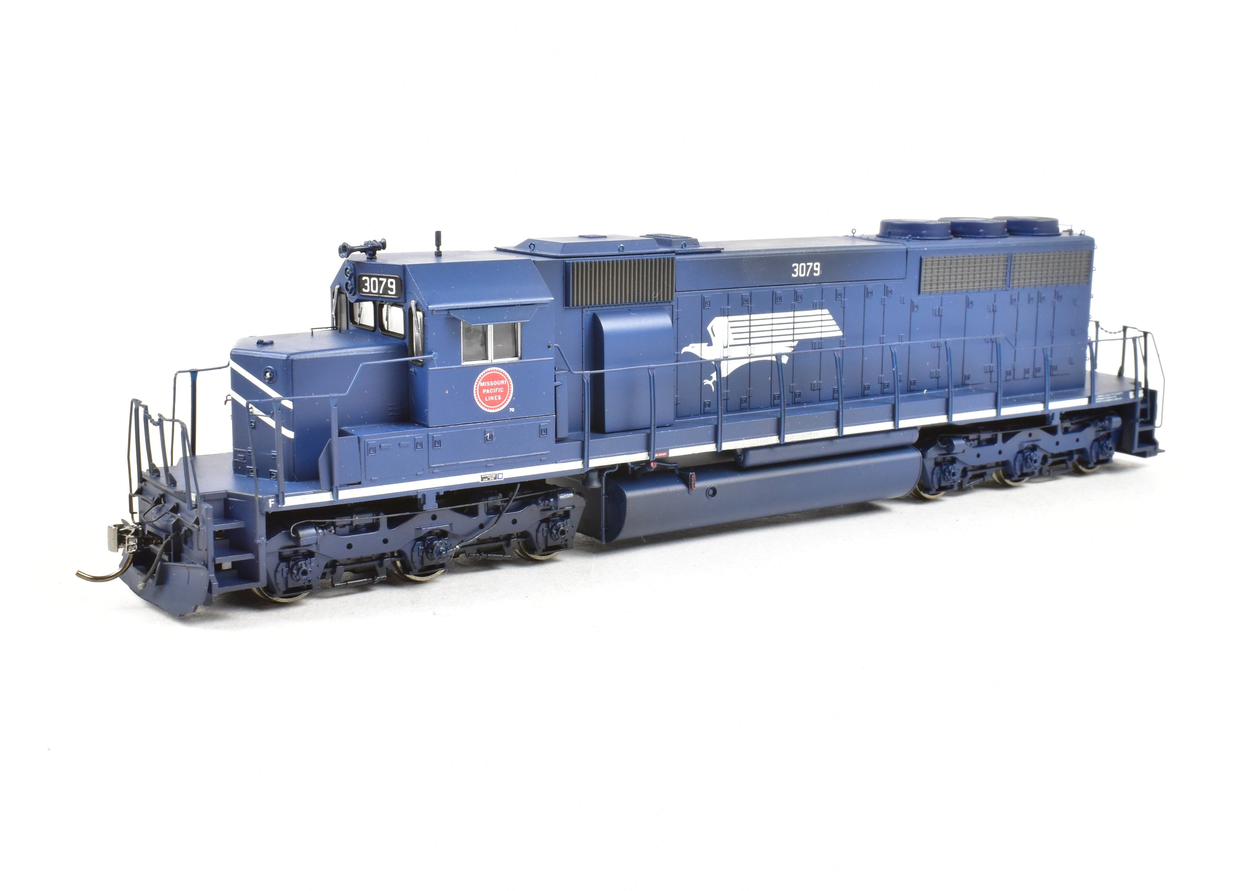HO Scale Model Train - Athearn MP Missouri Pacific EMD SD40 #733 Weathered Locomotive with DCC Decoder