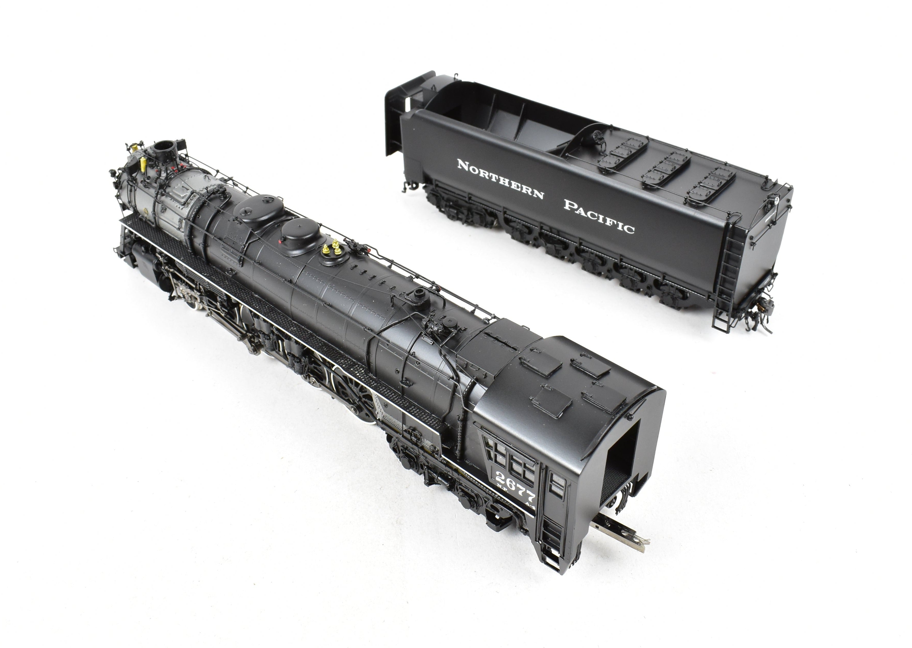 HO Scale Brass Model Train - Precision Scale Co. (PSC) Northern Pacific A-4 4-8-4 Northern FP Locomotive No. 2677