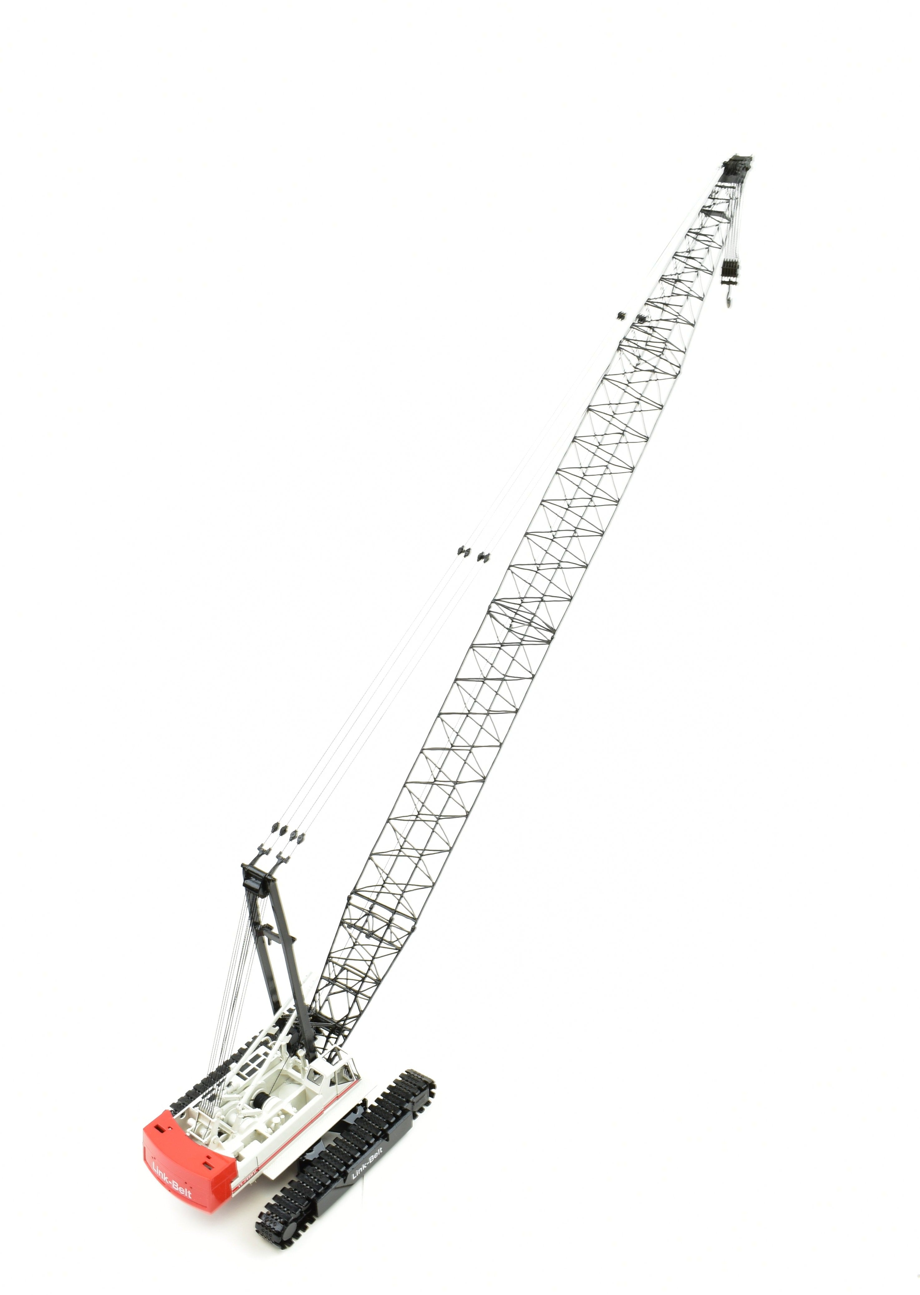 High - Quality HO Brass Construction Model - CON CCM No. 248H Caterpillar Link - Belt LS - 248 H II Lattice Boom Crawler Crane for Collectors