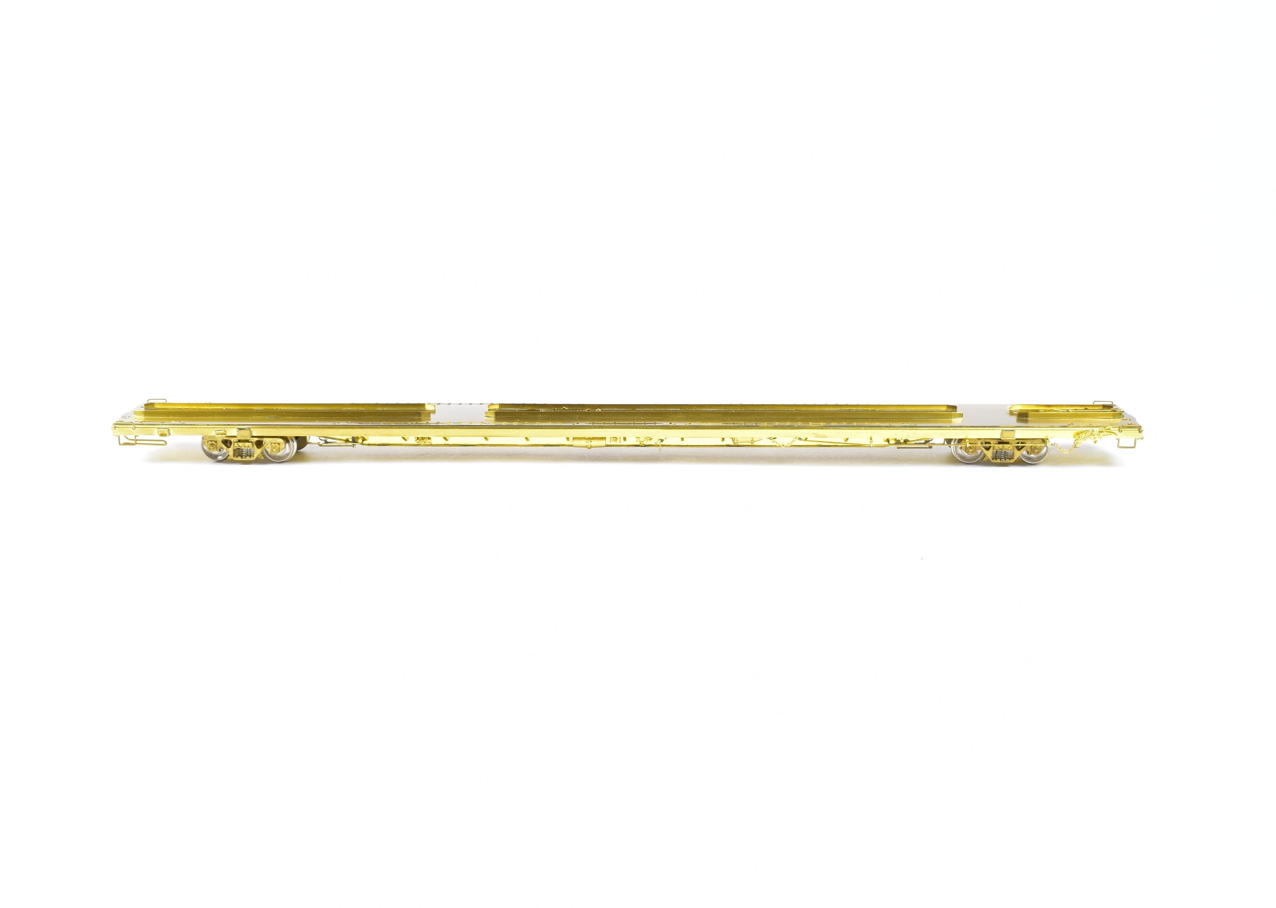HO Scale Brass OMI - Overland Models, Inc. Maine Central (MEC) TOFC Trailer Train Flat Car Measuring 89 Feet and 4 Inches