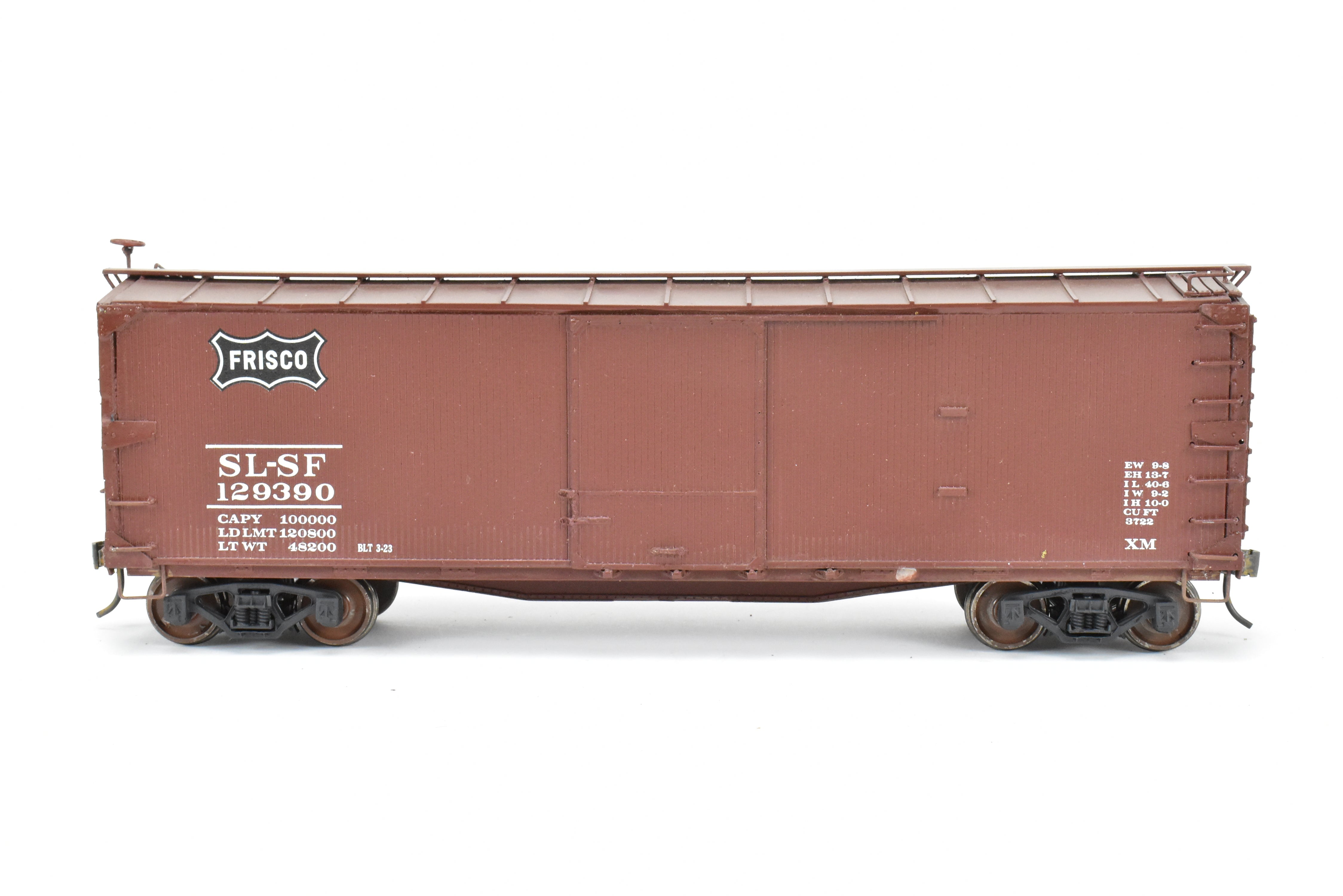O Scale Chooch Resin Ultra Scale SLSF - Frisco 40' USRA Double Sheathed Ready-to-Run Box Car