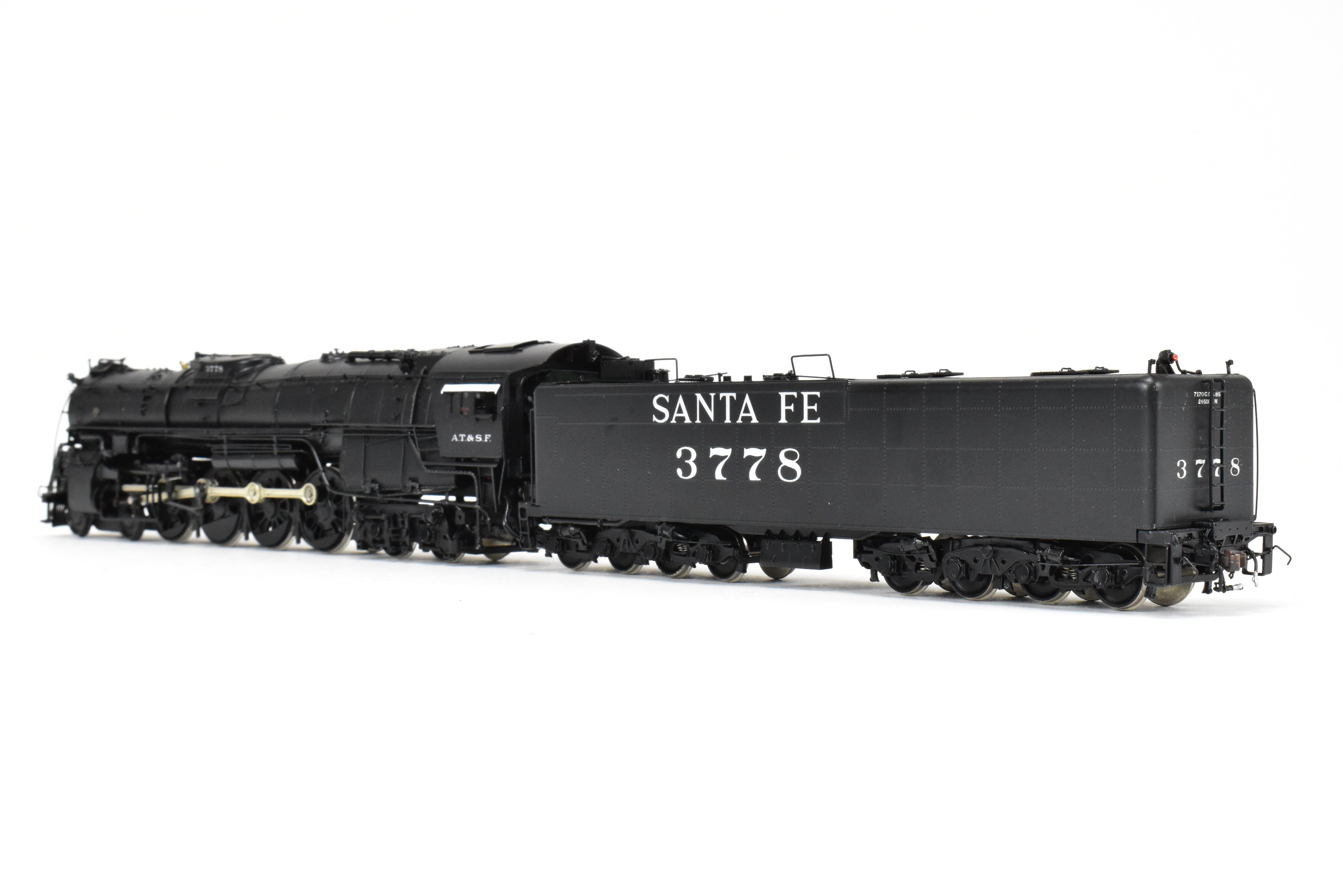 HO Brass ATSF - Santa Fe 3776 Class Rebuilt #3778 4-8-4 Super Crown FP with Tsunami2 DCC/Sound