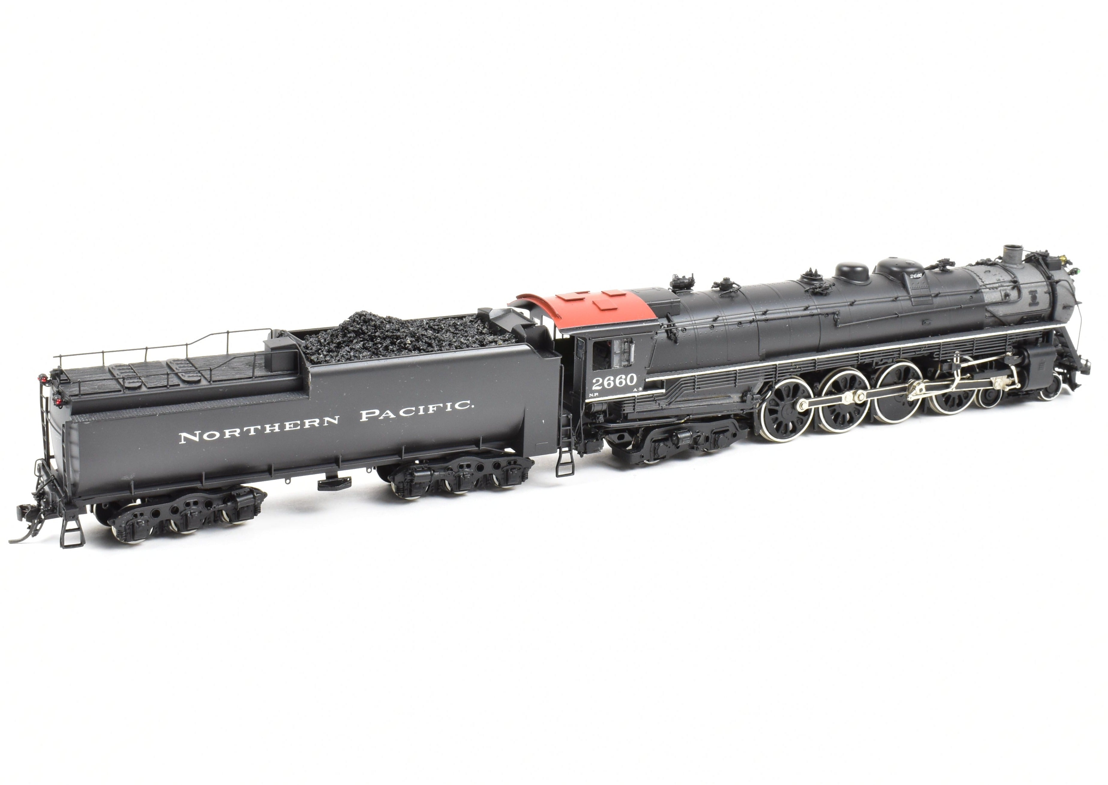 HO Scale Brass PFM - Fujiyama Northern Pacific 4-8-4 Class A-3 Pro-Painted Crown No. 2660