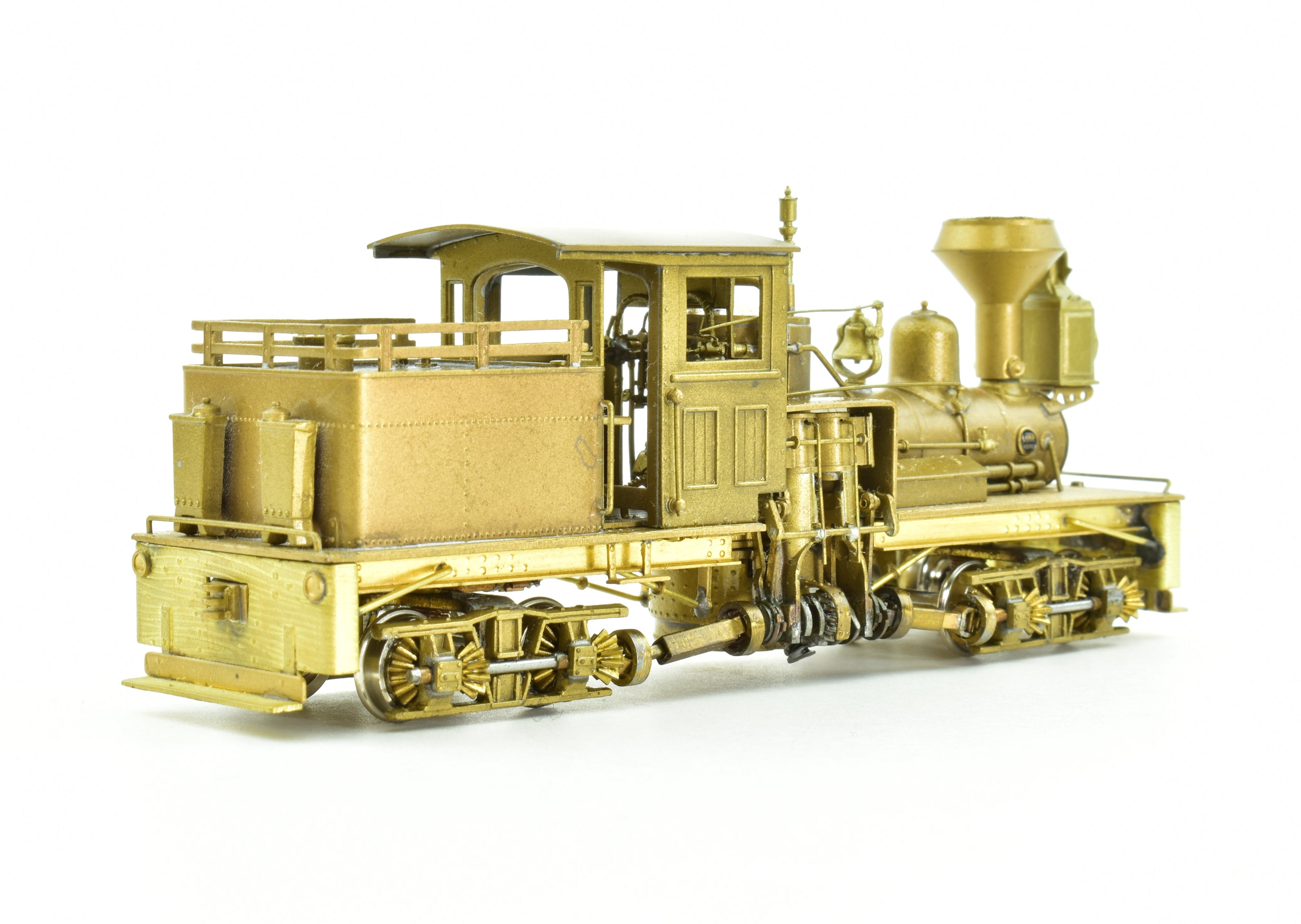 High - Quality HO Scale Brass Shay Locomotive Model - PFM - United Benson Logging Co. 2 - Truck Tee - Boiler Shay No. 528