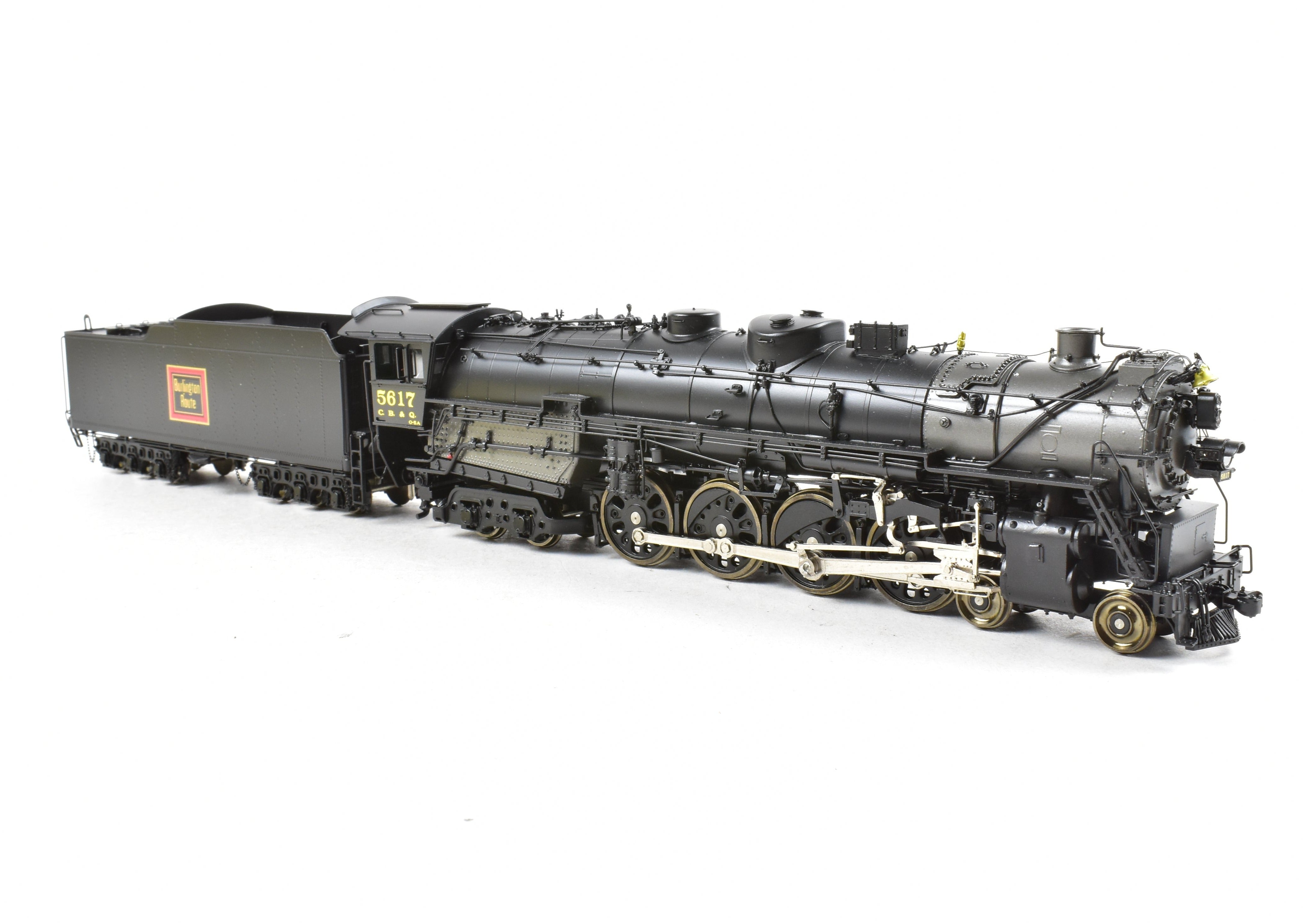 HO Scale Brass Oriental Limited CB&Q Burlington Route O - 5a 4 - 8 - 4 Factory - Painted Locomotive #5617