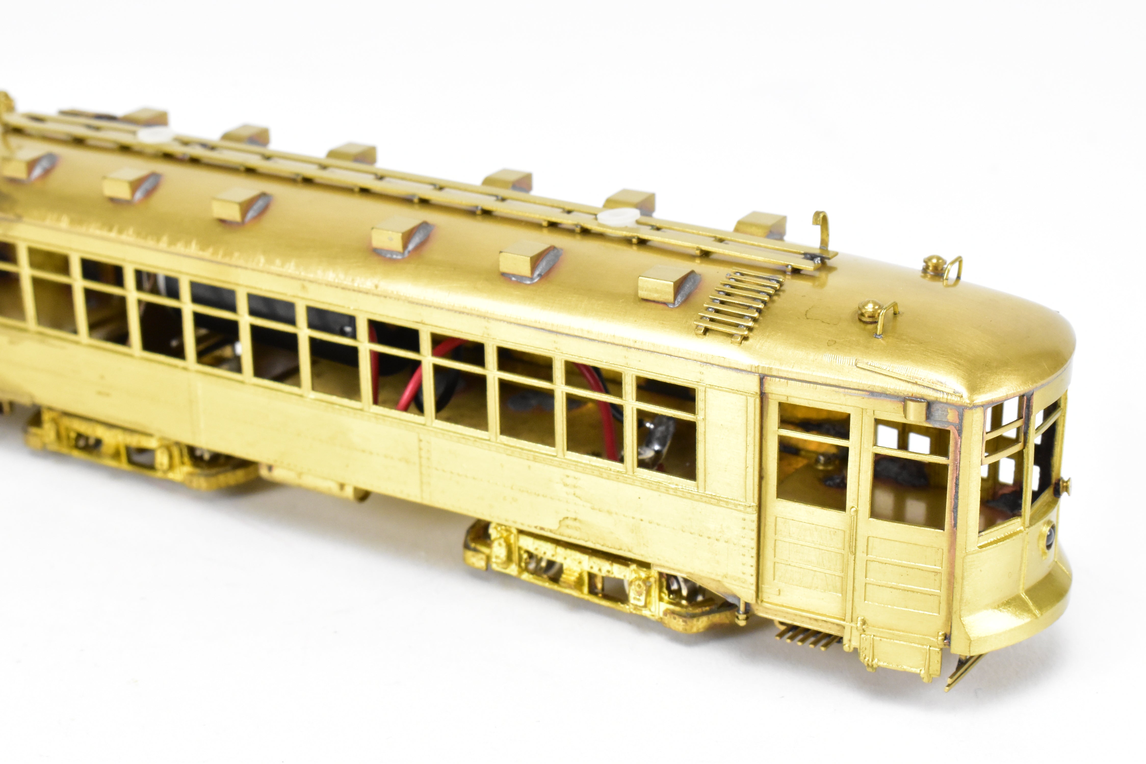 HO Scale Brass Fairfield Traction Models 345-2 CSL - Chicago Surface Lines Two-Man City Trolley Model
