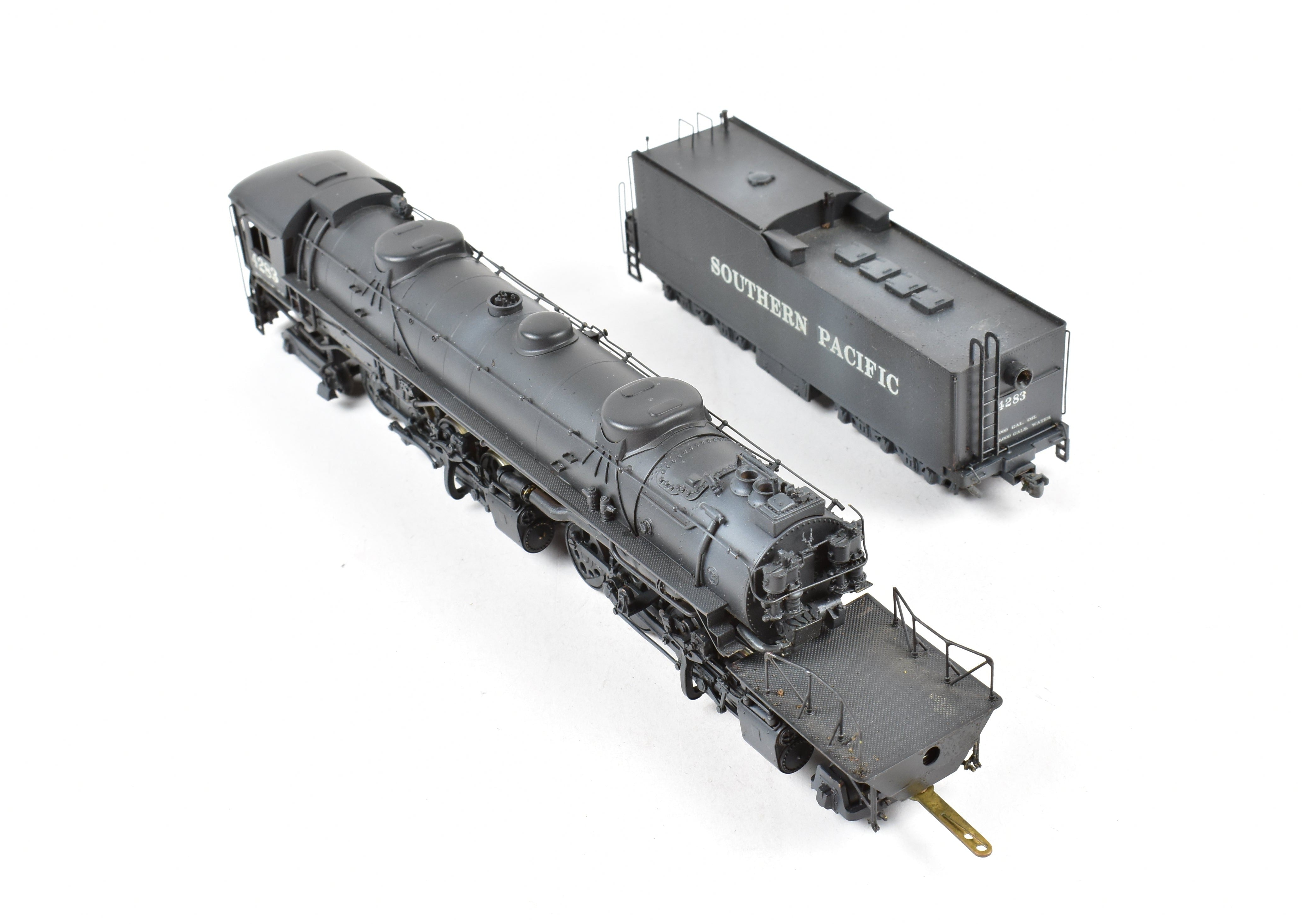 HO Scale Brass Balboa Southern Pacific AC - 12 4 - 8 - 8 - 2 Cab Forward #4283 Weathered Model