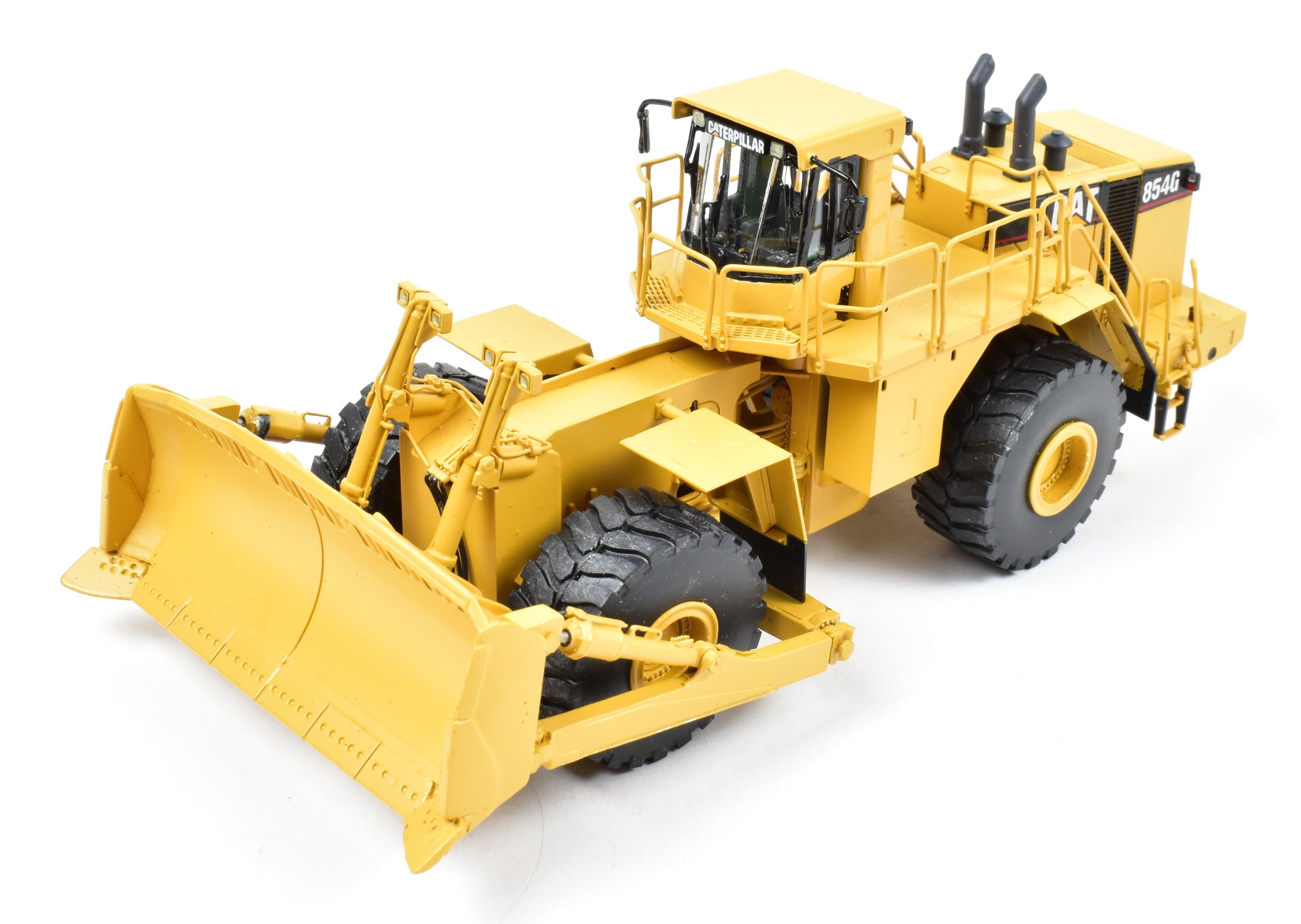 High - Quality HO Scale Brass Construction Model - Caterpillar 854G Wheel Dozer with Factory - Painted Finish, Imported from Korea