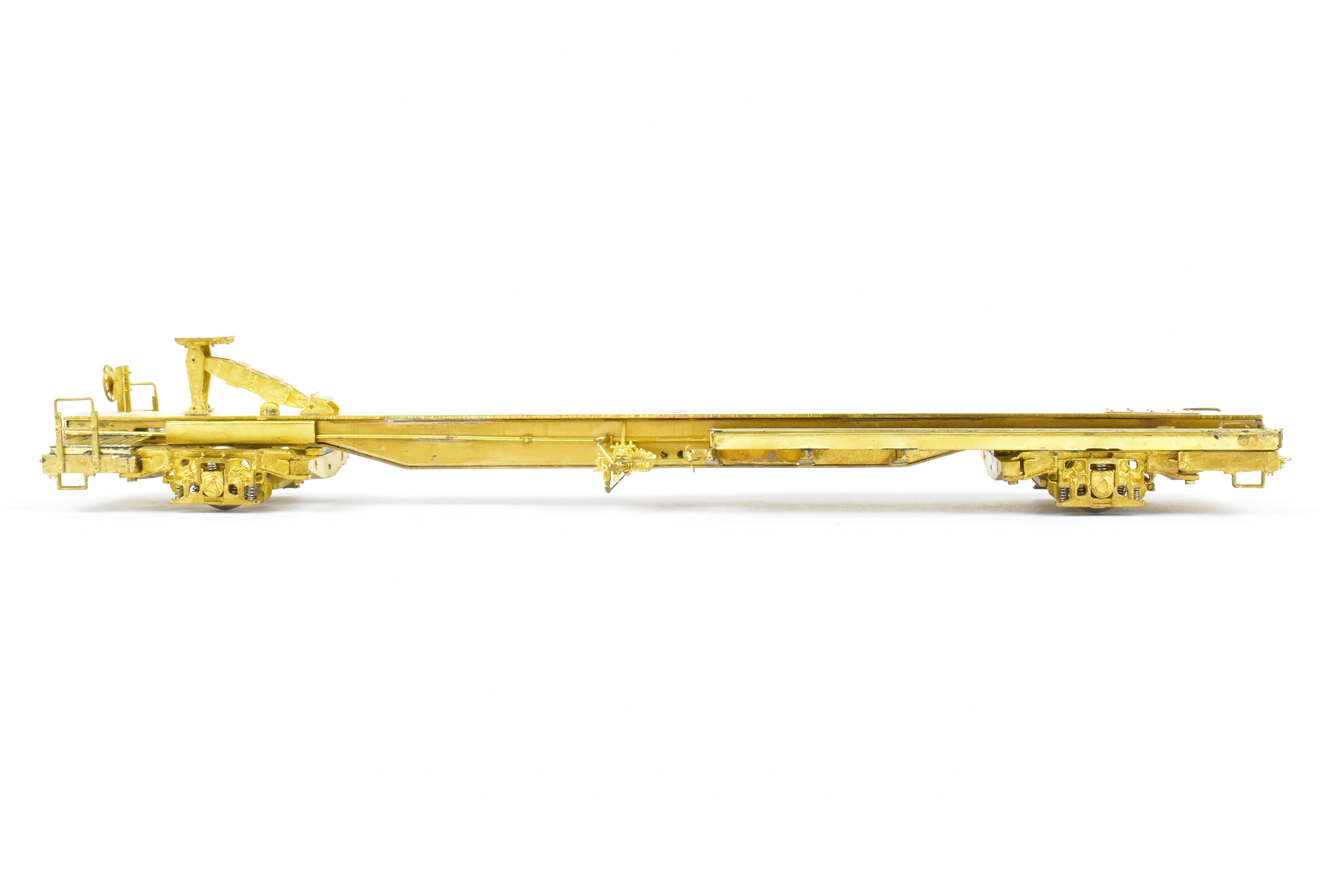 HO Brass OMI 50' TOFC Car TTUX 121046 with National Unitruck