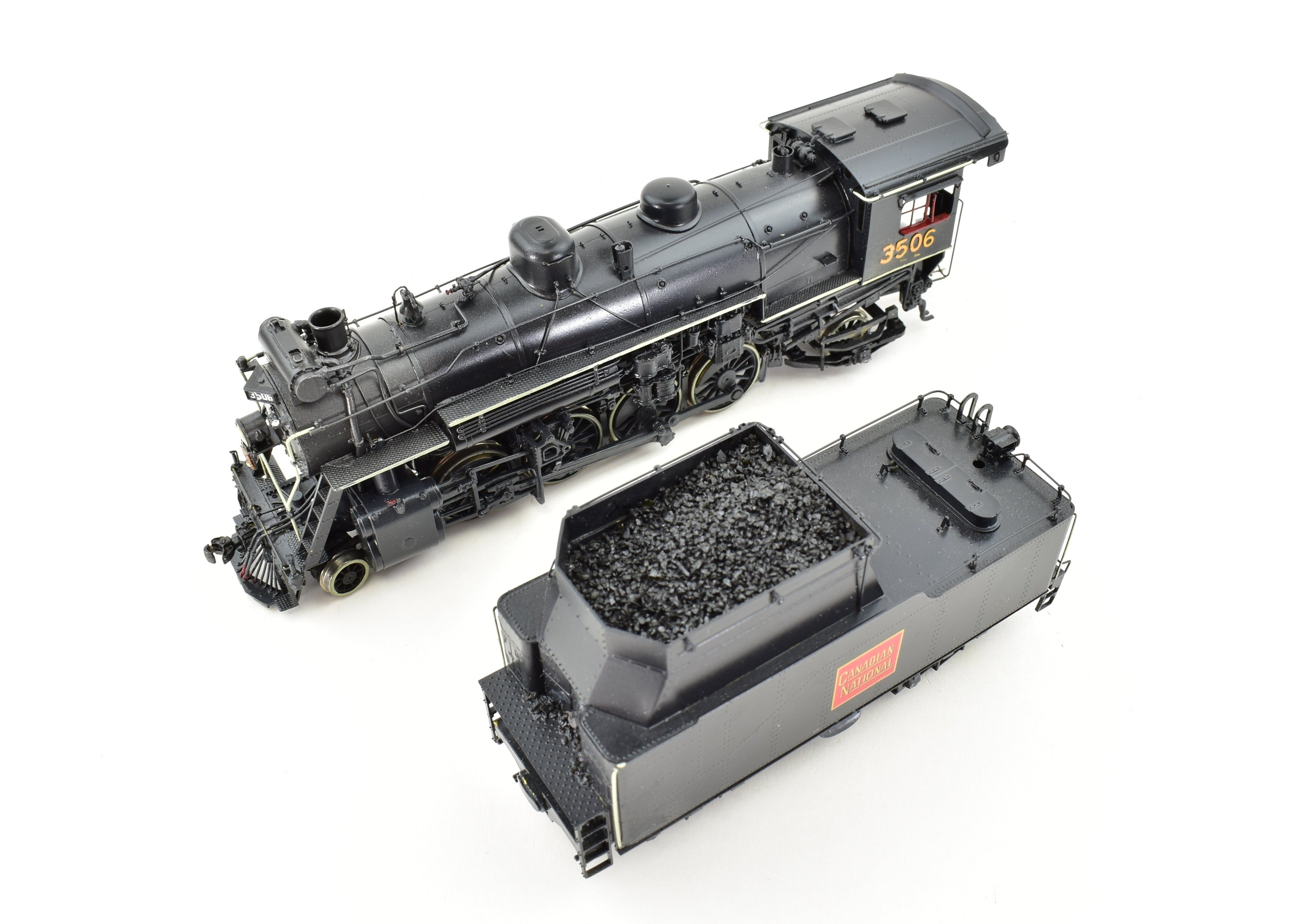 HO Scale Brass OMI Overland Models CNR S-1g 2-8-2 #3506 Pro-Painted Train Model