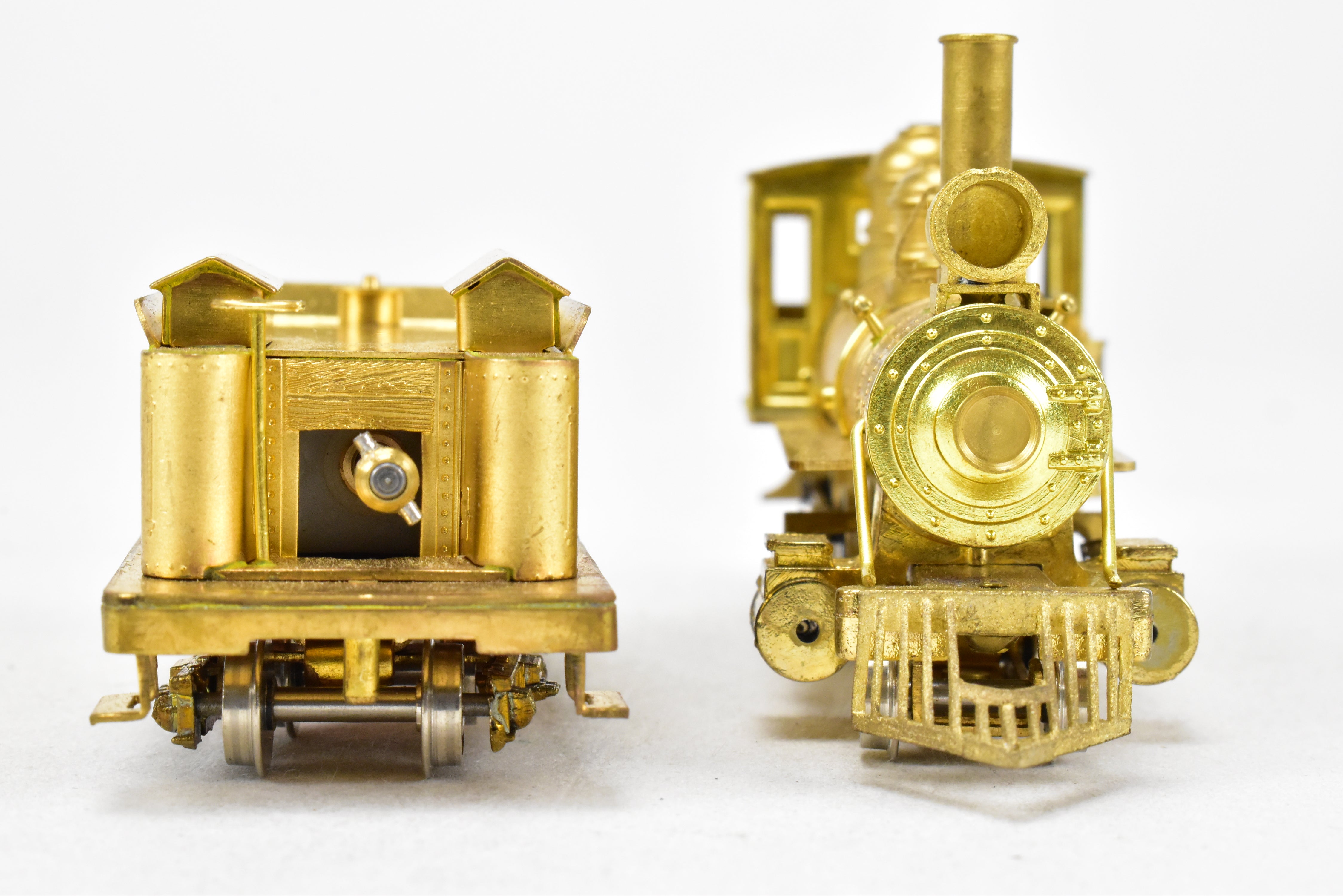 HOn3 Scale Brass Model Train - American 4-4-0 Locomotive from Far East Distributors, Spartan Series Circa 1910