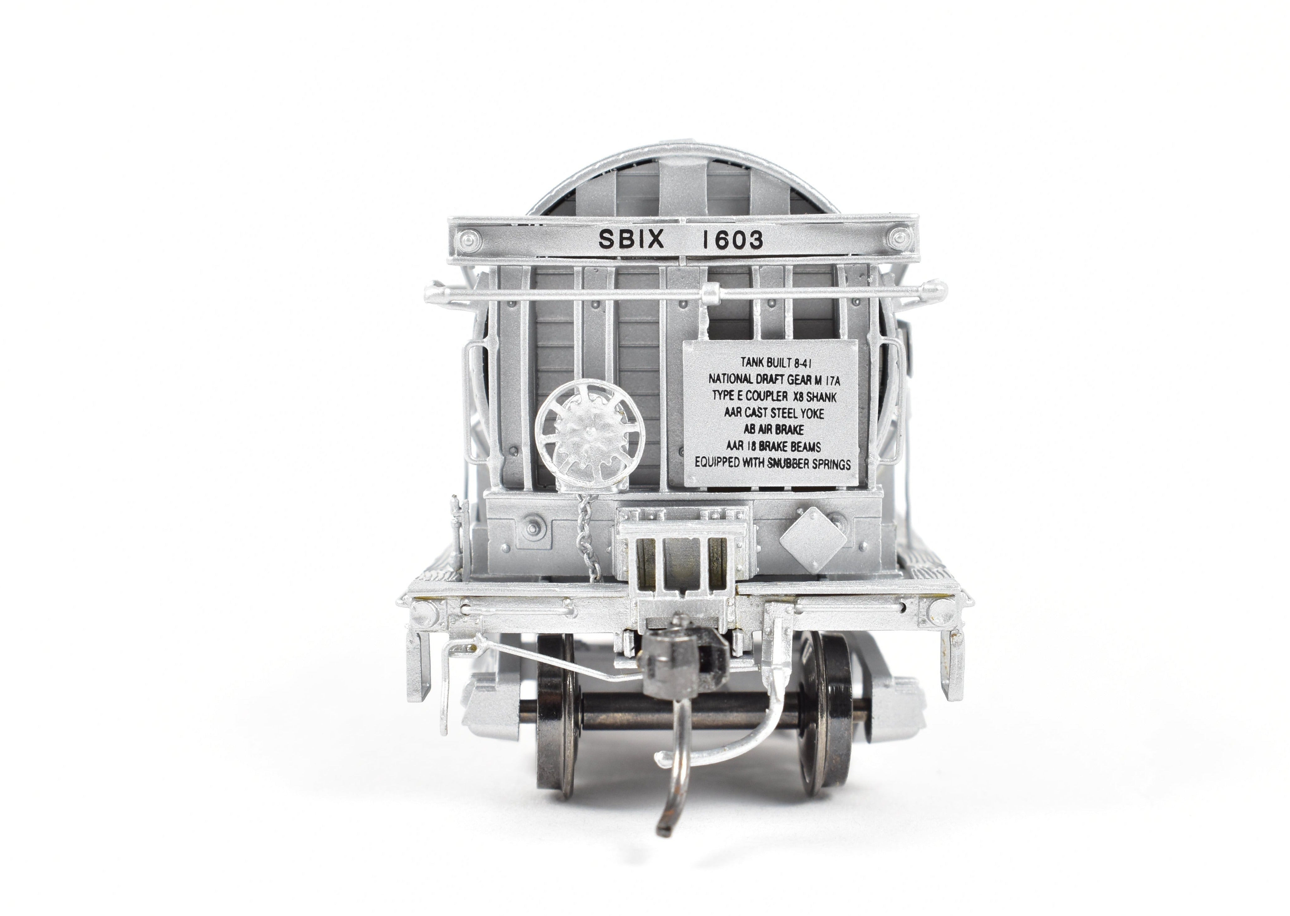 HO New Brass North Bank Line SBIX 1603 Standard Brand Vinegar Car Model