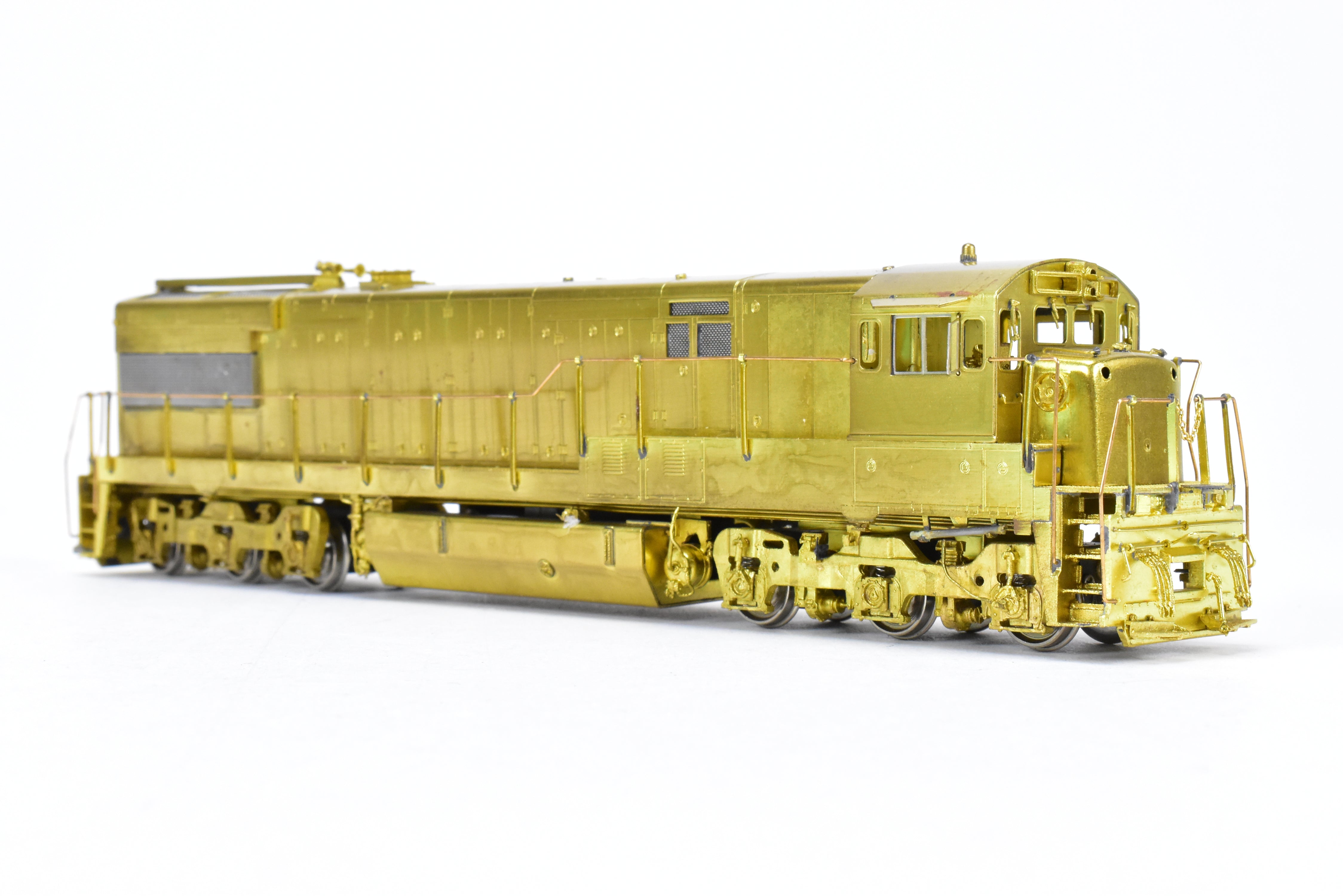 HO Scale Brass GE U-28C Late Model Locomotives by Overland Models, Inc. for Various Railroads