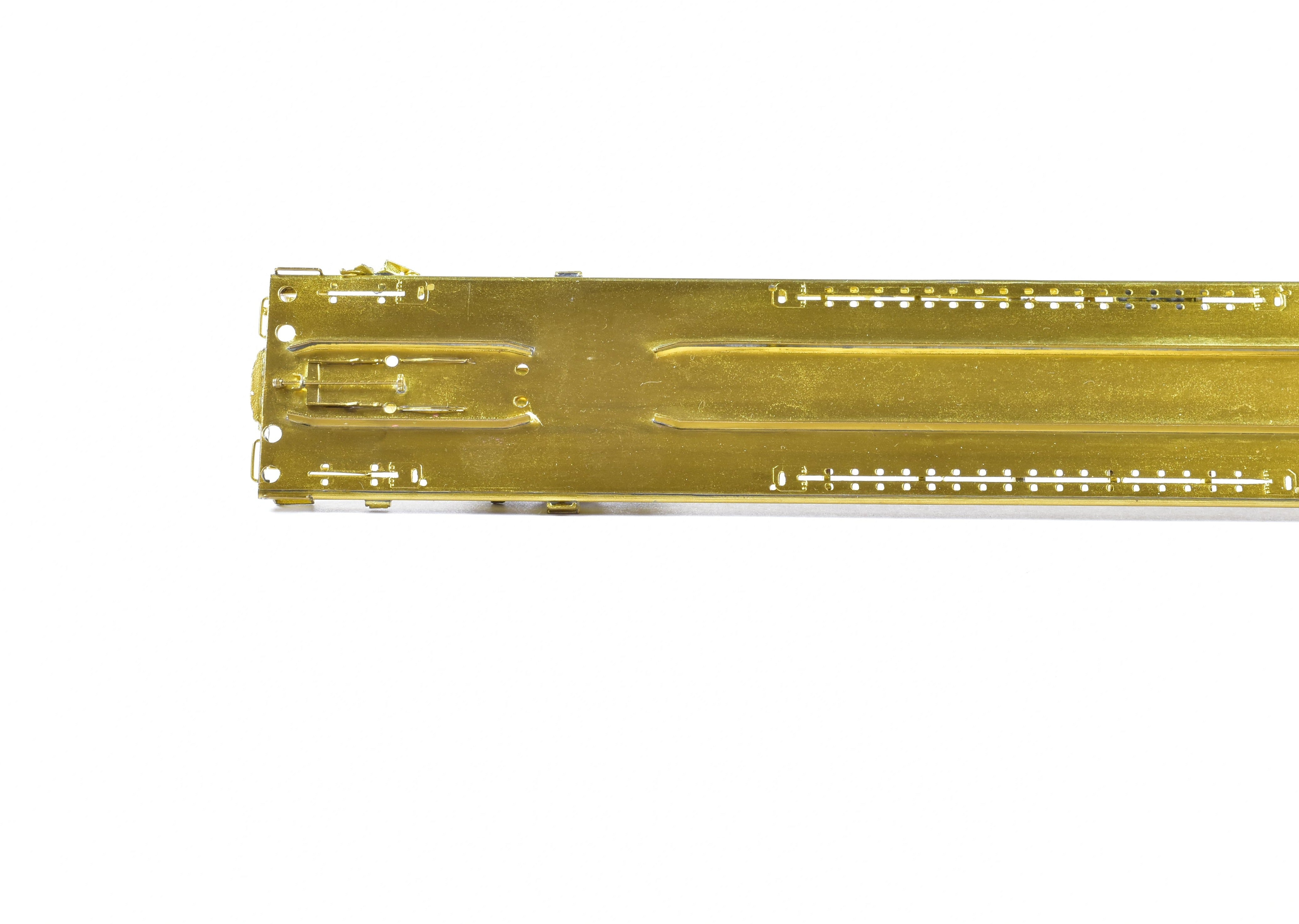 HO Scale Brass OMI - Overland Models, Inc. Maine Central (MEC) TOFC Trailer Train Flat Car Measuring 89 Feet and 4 Inches