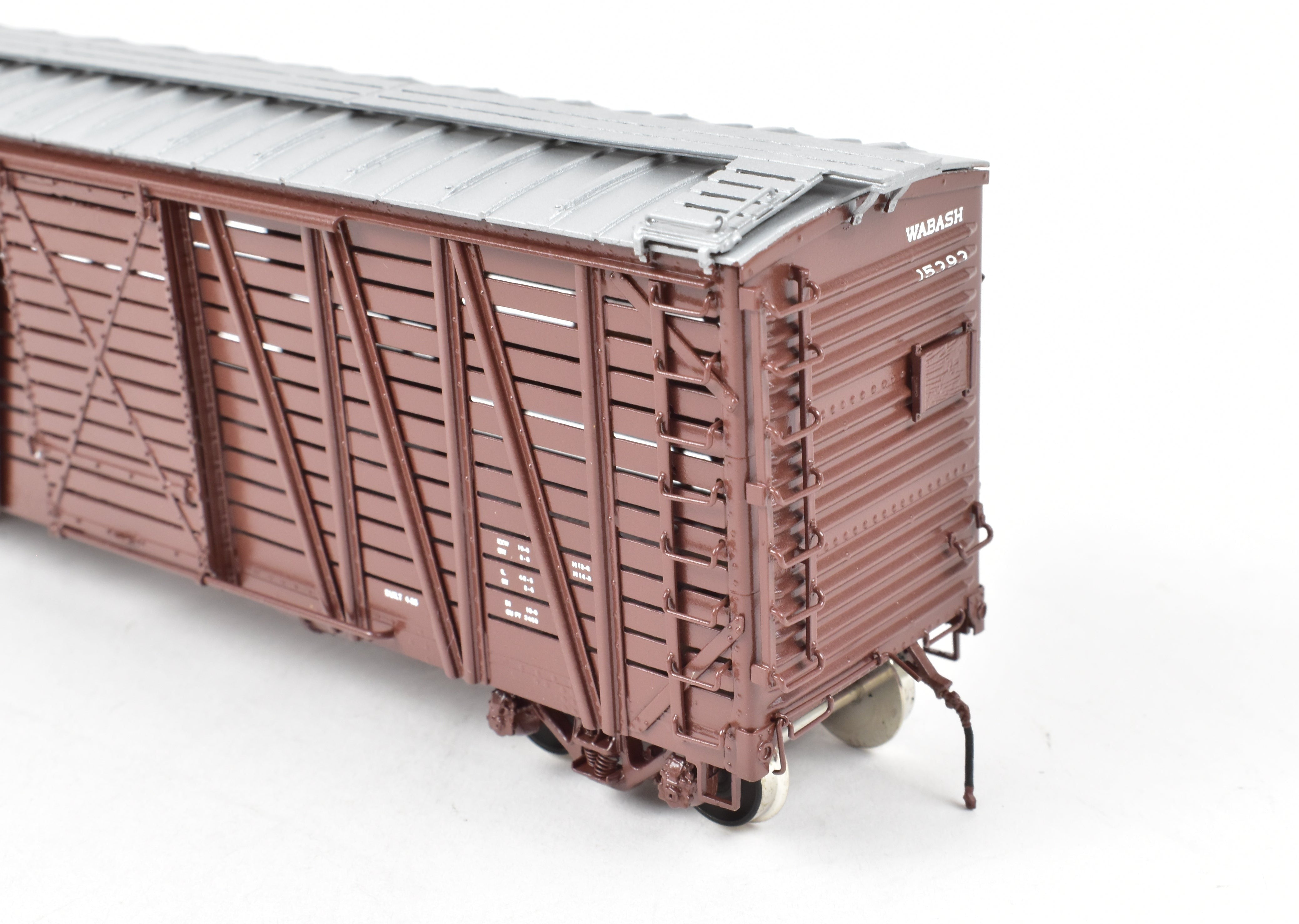 HO Brass OMI Overland Models Wabash Stock Car Factory-Painted, Like New