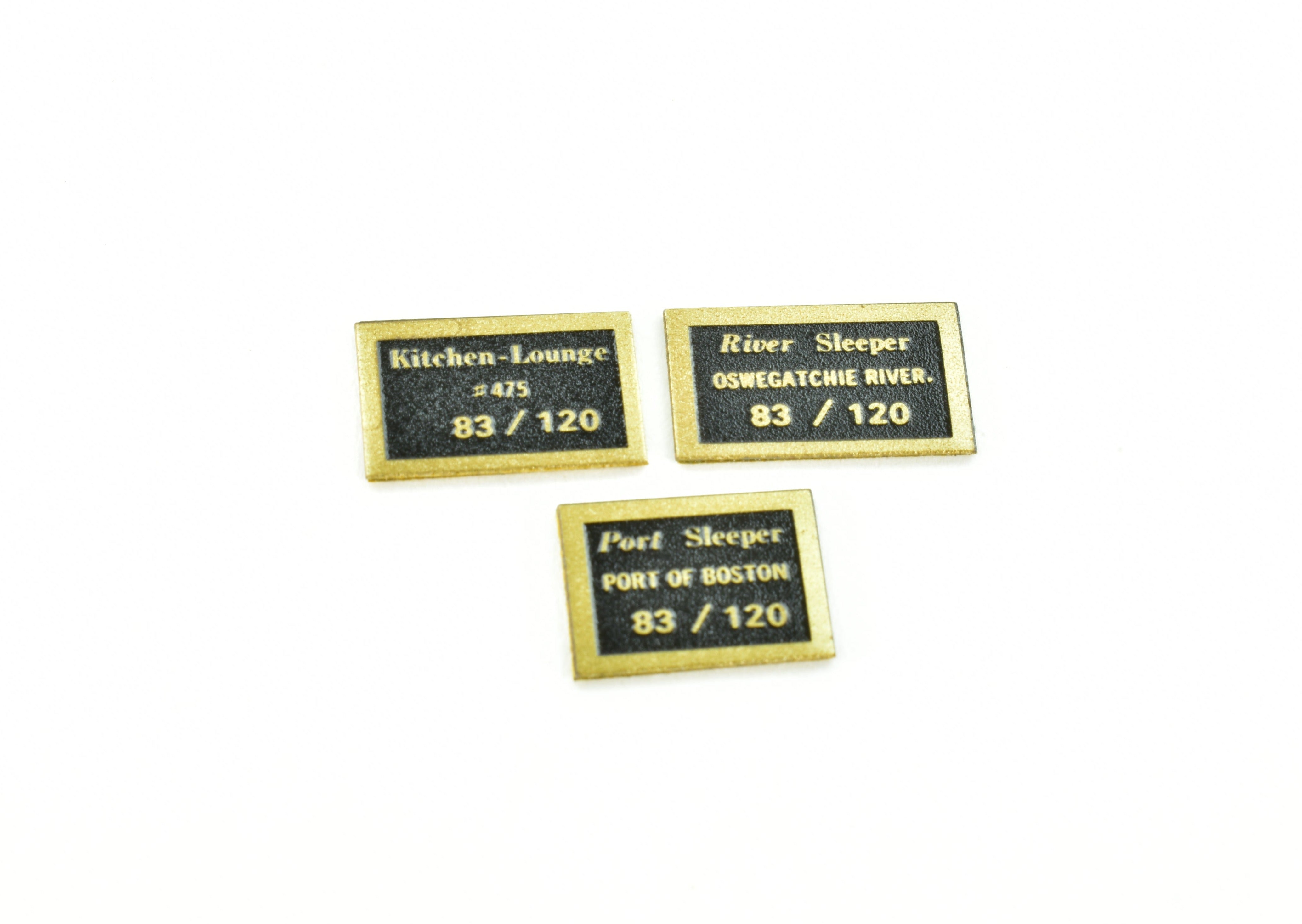 HO Brass Erie Limited 1948 20th Century 3-Car Add-On Set, New York Central