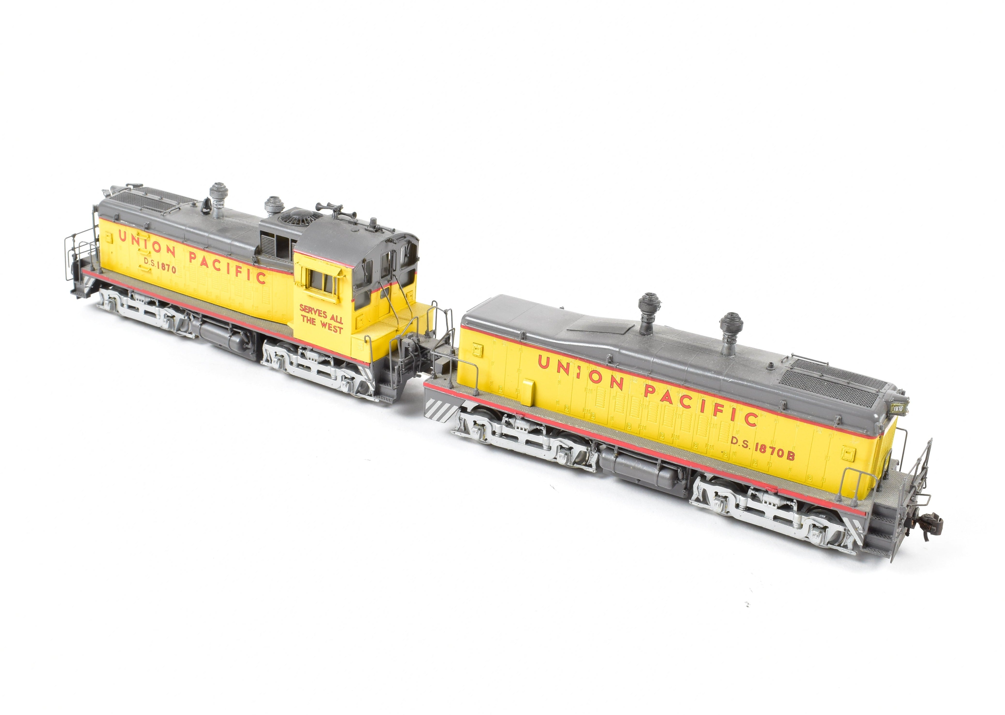 HO Scale Brass Union Pacific TR - 5 Cow/Calf Set Model by Overland Models, Inc. (OMI) for Cajon Pass Helper