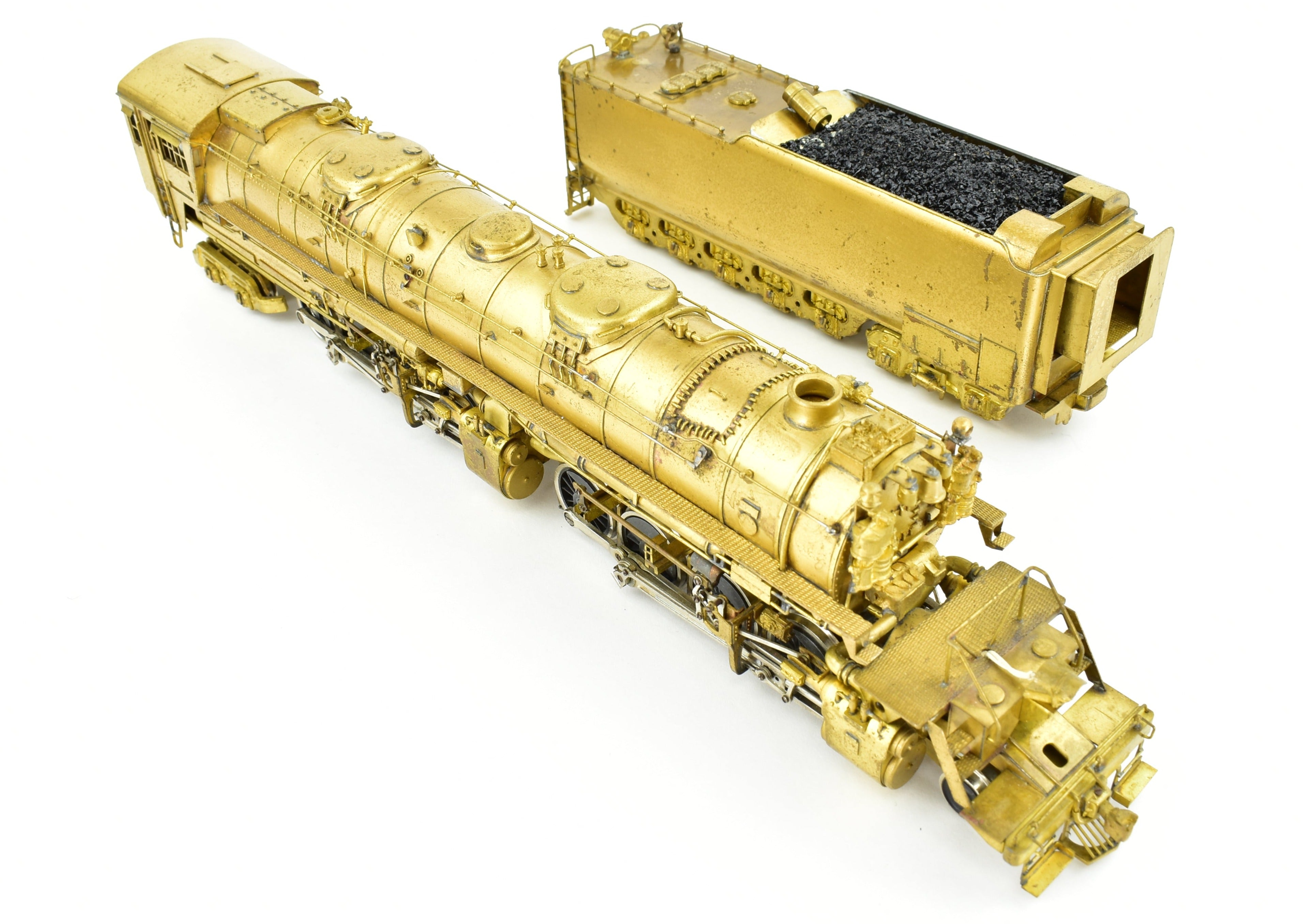 HO Scale Brass Pacific Fast Mail (PFM) Model - Toby Brand Duluth, Missabe, & Iron Range 2-8-8-4 Yellowstone Steam Locomotive Handcrafted in 1960