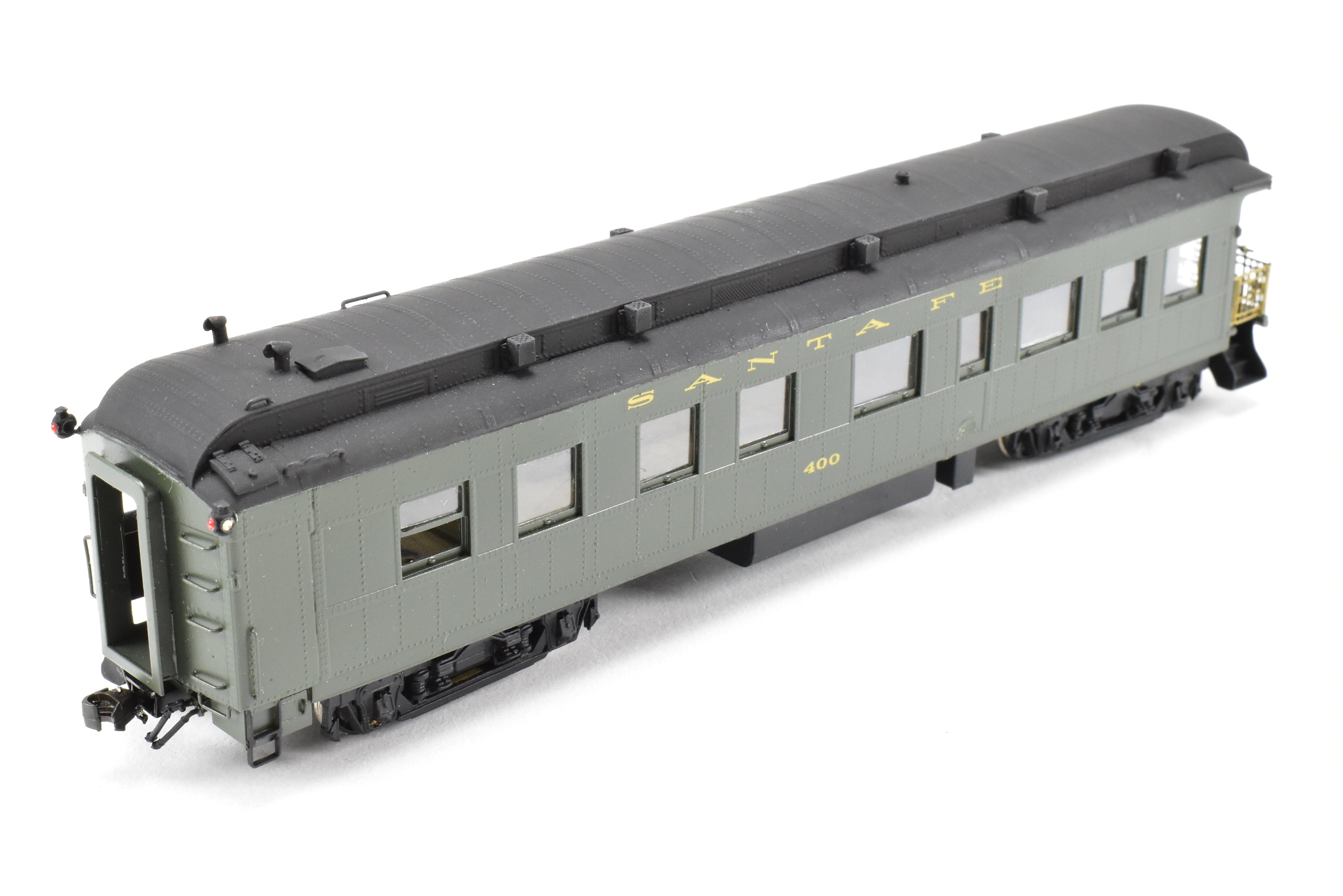 Custom Painted HO Brass Hallmark ATSF Santa Fe Superintendent's Business Car #400