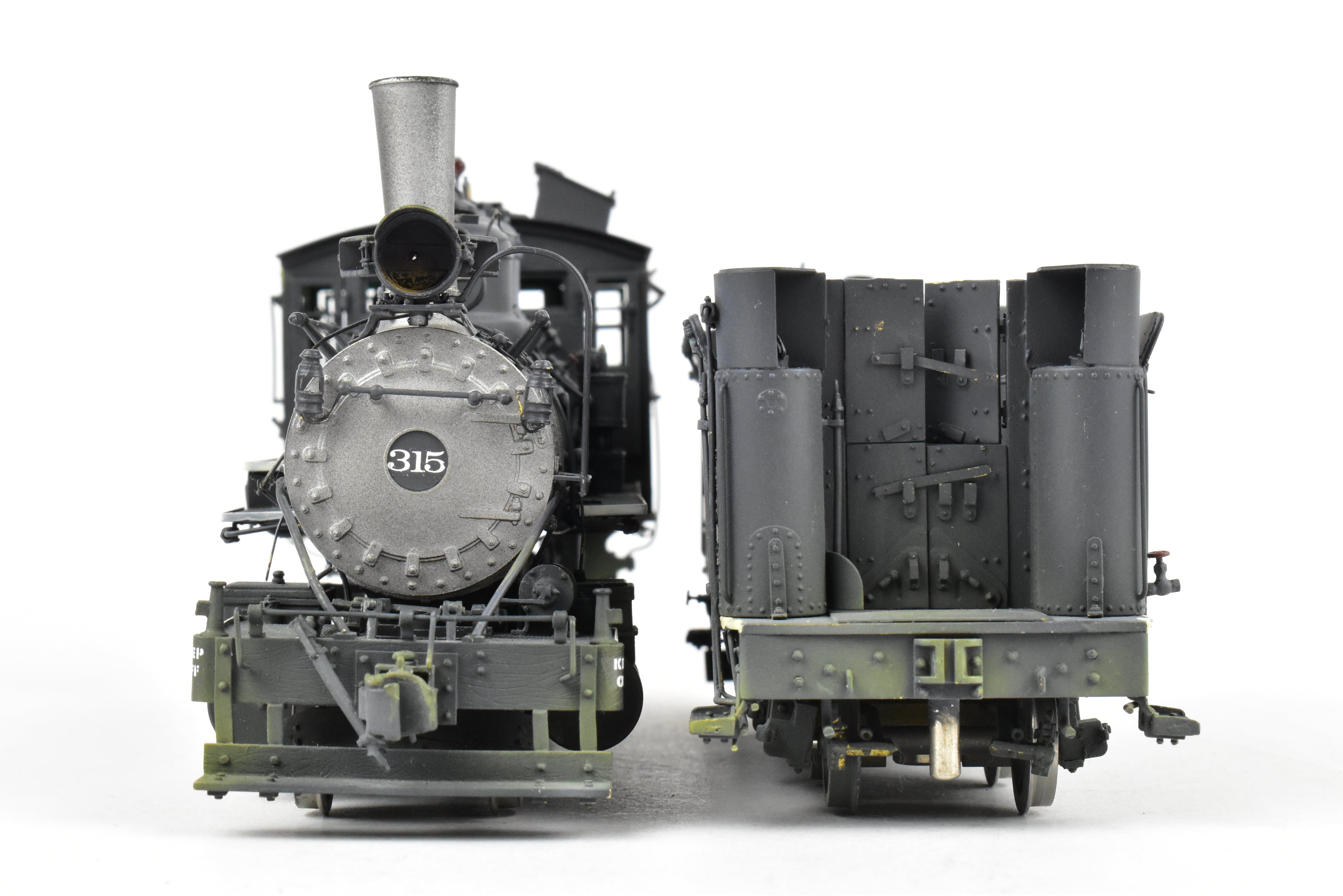 Brass OMI - Overland Models D&RGW C-18 2-8-0 #315 Weathered 1940s Switching Locomotive