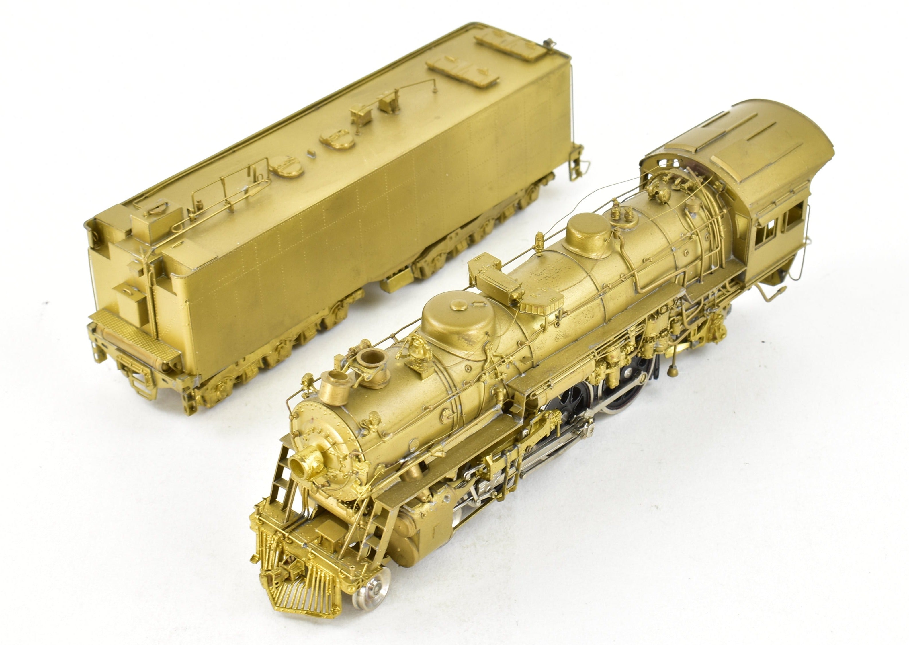 HO Scale Brass ATSF - Santa Fe 3400 4-6-2 Pacific Locomotive by Key Imports